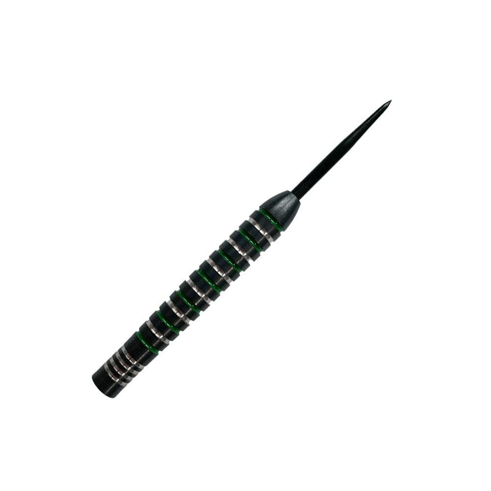 Beczki McDart Silver Green Steeldart Hier wird ein einzelnes McDart Silver Green Steeldart Barrel gezeigt. Das Design ist schlicht und elegant.