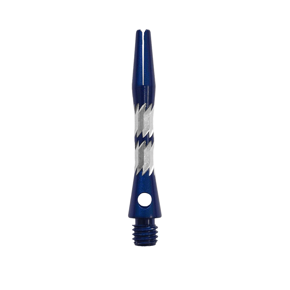 Aluminiowe wałki Bulls NL Minor - niebieskie - 33 mm Abgebildet sind Bulls NL Minor Aluminium Shafts in Blau, 33 mm lang. Die Schäfte sind für Dartpfeile geeignet.
