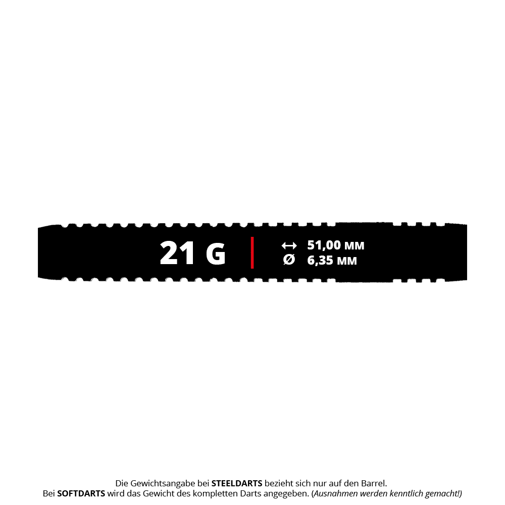 Auf dem Bild sind die Winmau Solaris Pro Softdarts mit einem Gewicht von 21g zu sehen. Es handelt sich um Softdartpfeile für das Dartspiel.