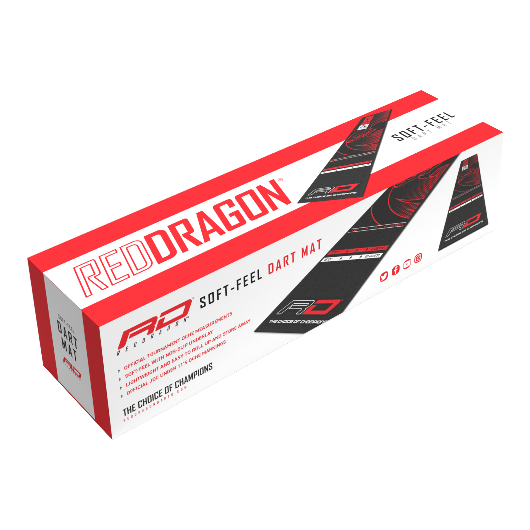 Mata do darta Red Dragon Soft-Feel Dart Carpet 2024