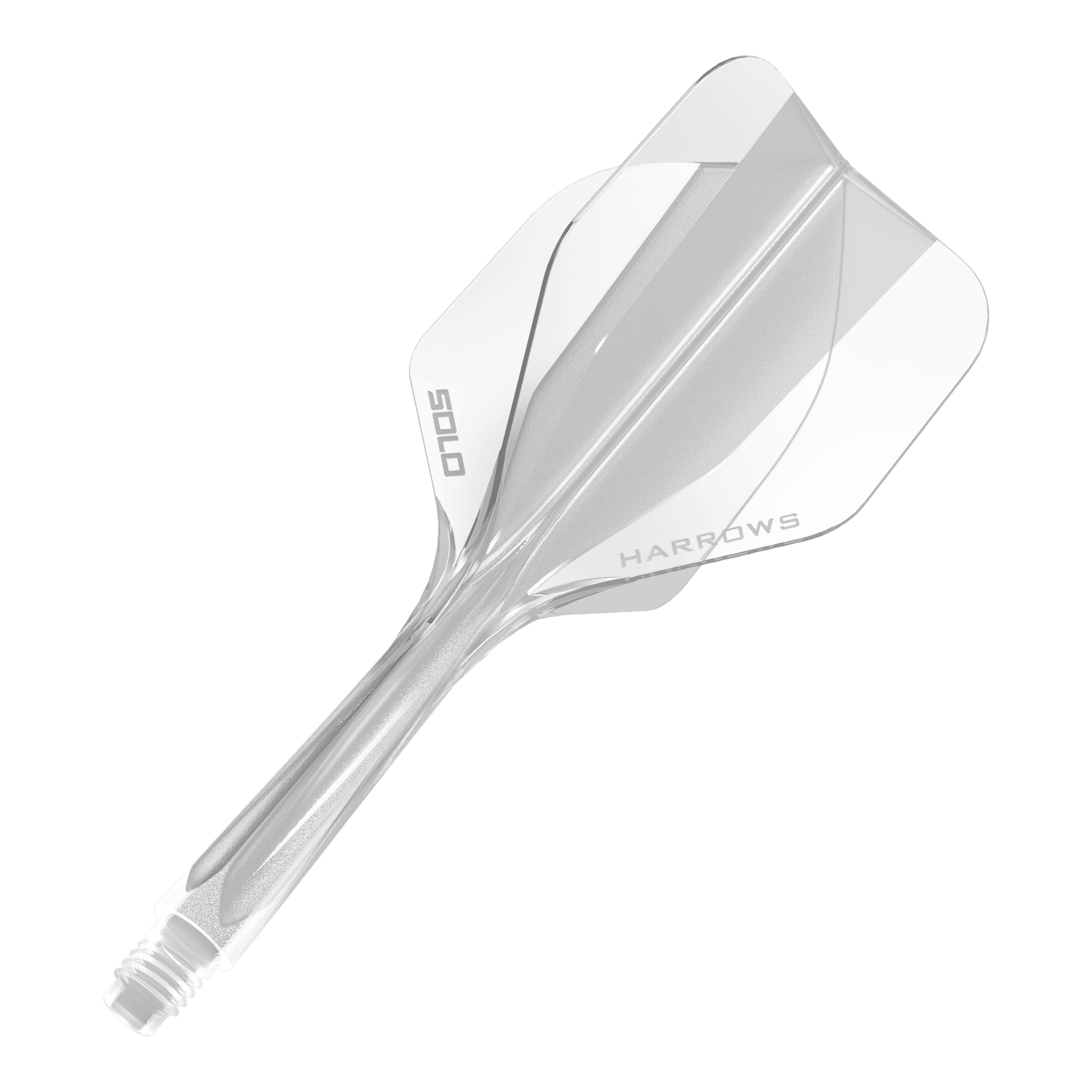 System wału lotniczego Harrows Solo No6 – przezroczysty Dieses Bild zeigt das Harrows Solo No6 Flight-Shaft-System in Clear. Es wird als Ersatzteil für Dartpfeile genutzt.