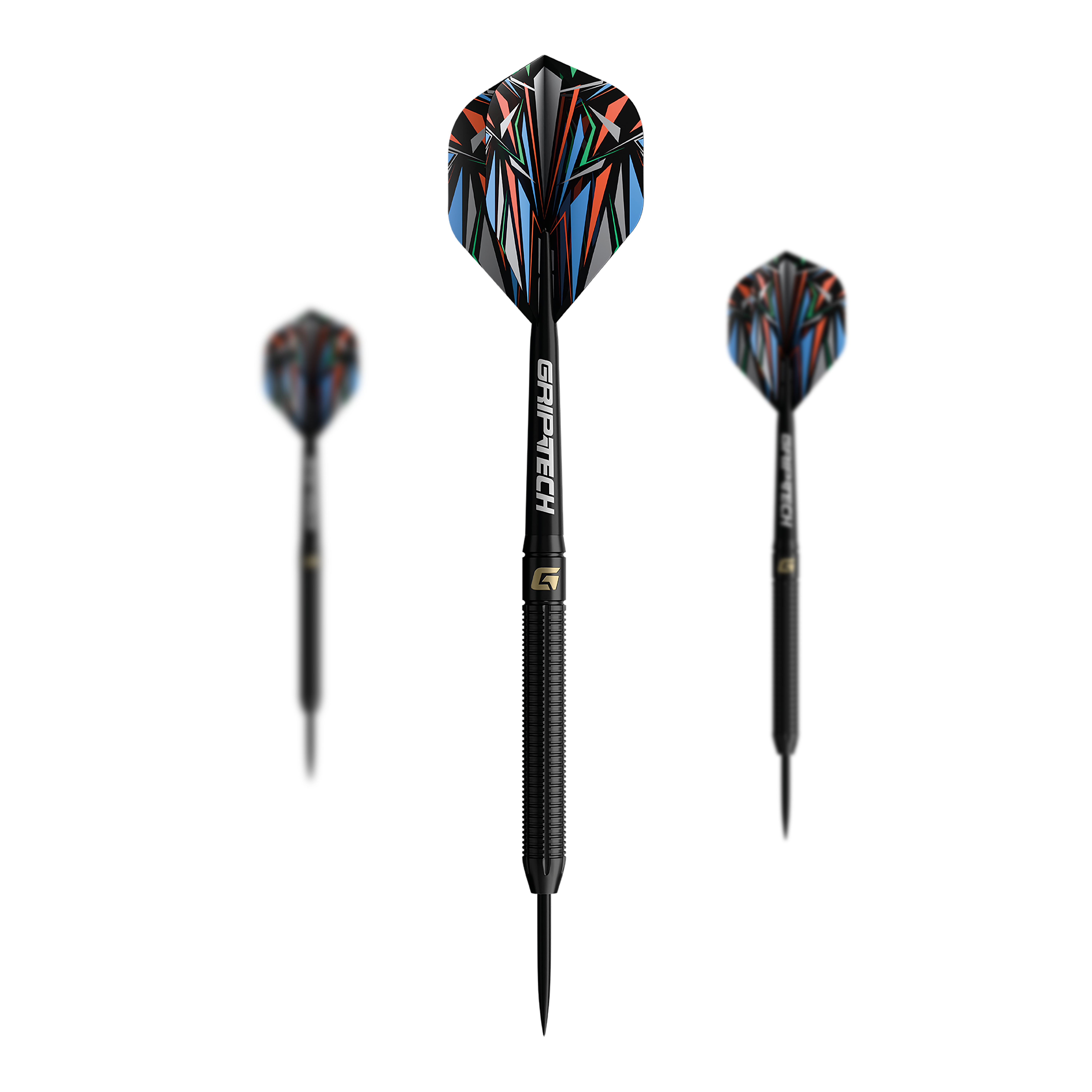 Lotki GOAT Athlete Black Tungsten Steel Das Bild zeigt die GOAT Athlete Black Tungsten Steeldarts. Die Darts haben ein elegantes, schwarzes Design und sind aus Wolfram gefertigt.