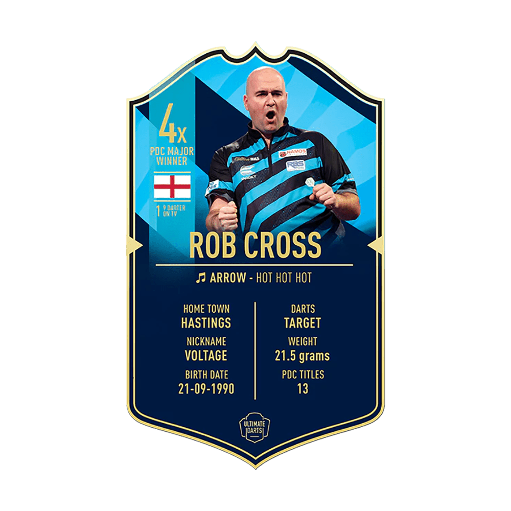 Karta Ultimate Darts – Rob Cross 