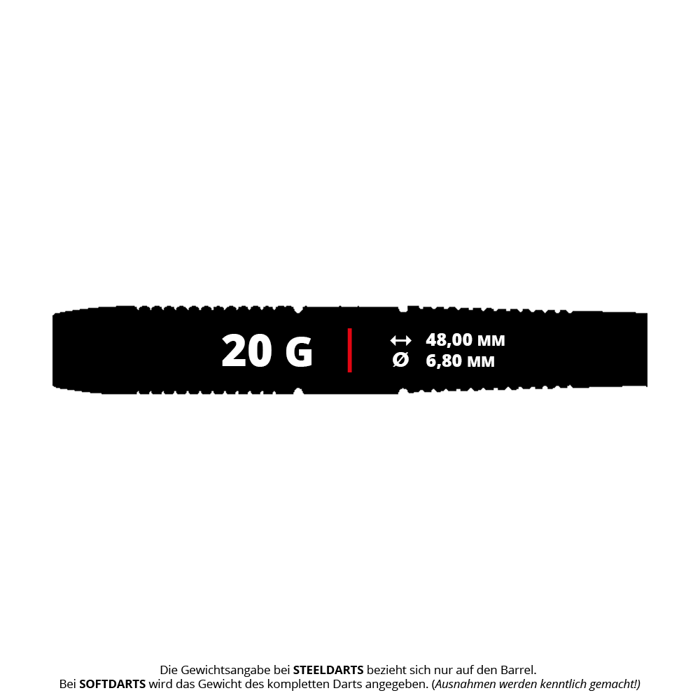 GOAT Reload Softdarts - 20g Das Bild zeigt GOAT Reload Softdarts mit einem Gewicht von 20g. Diese Softdarts sind für Präzision und Leistung bekannt.