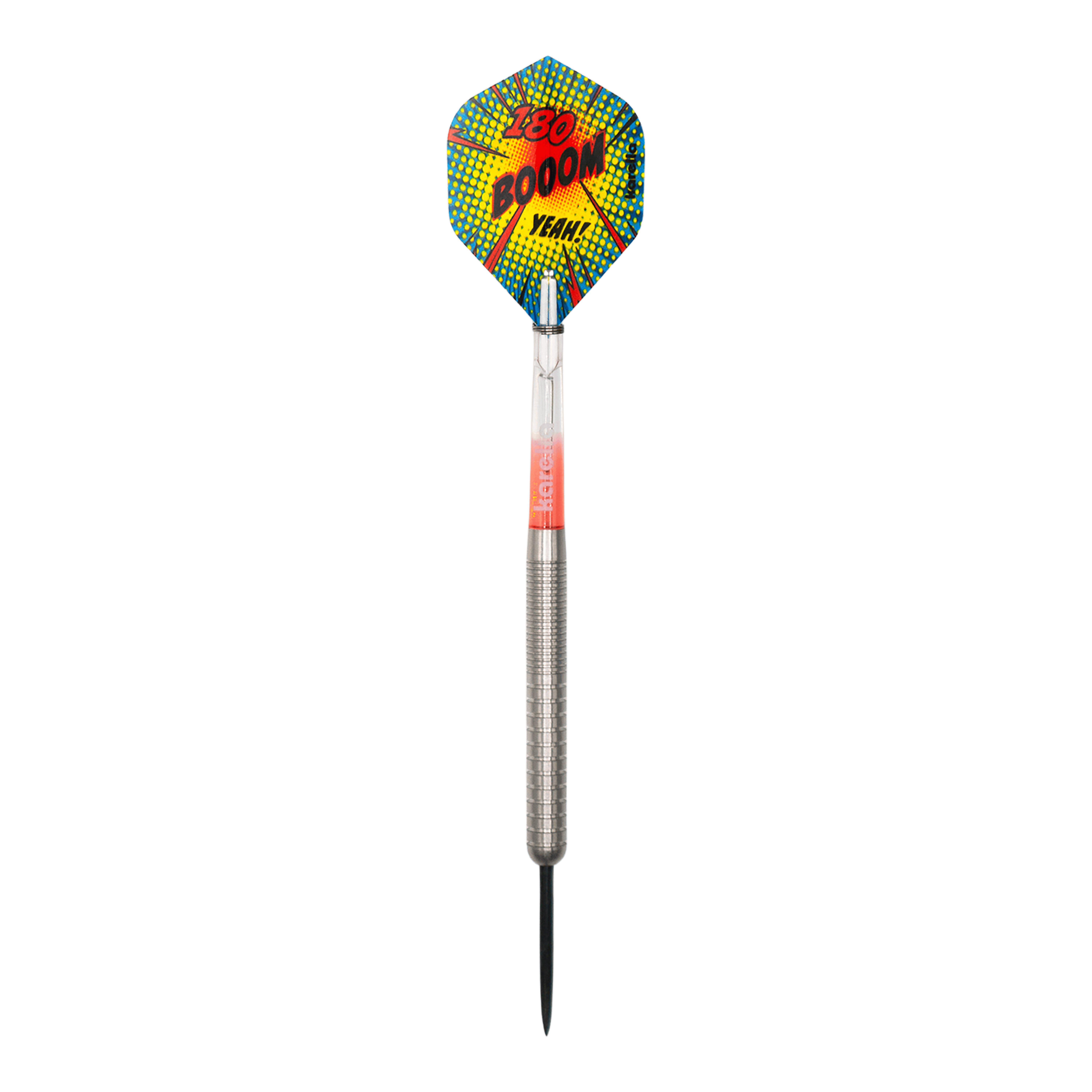 Karella Comic Line CL-1 stalowe lotki - 22g Abgebildet ist der Karella Comic Line CL-1 Steeldarts - 22g. Diese Aufnahme zeigt das Produkt aus einer bestimmten Perspektive.