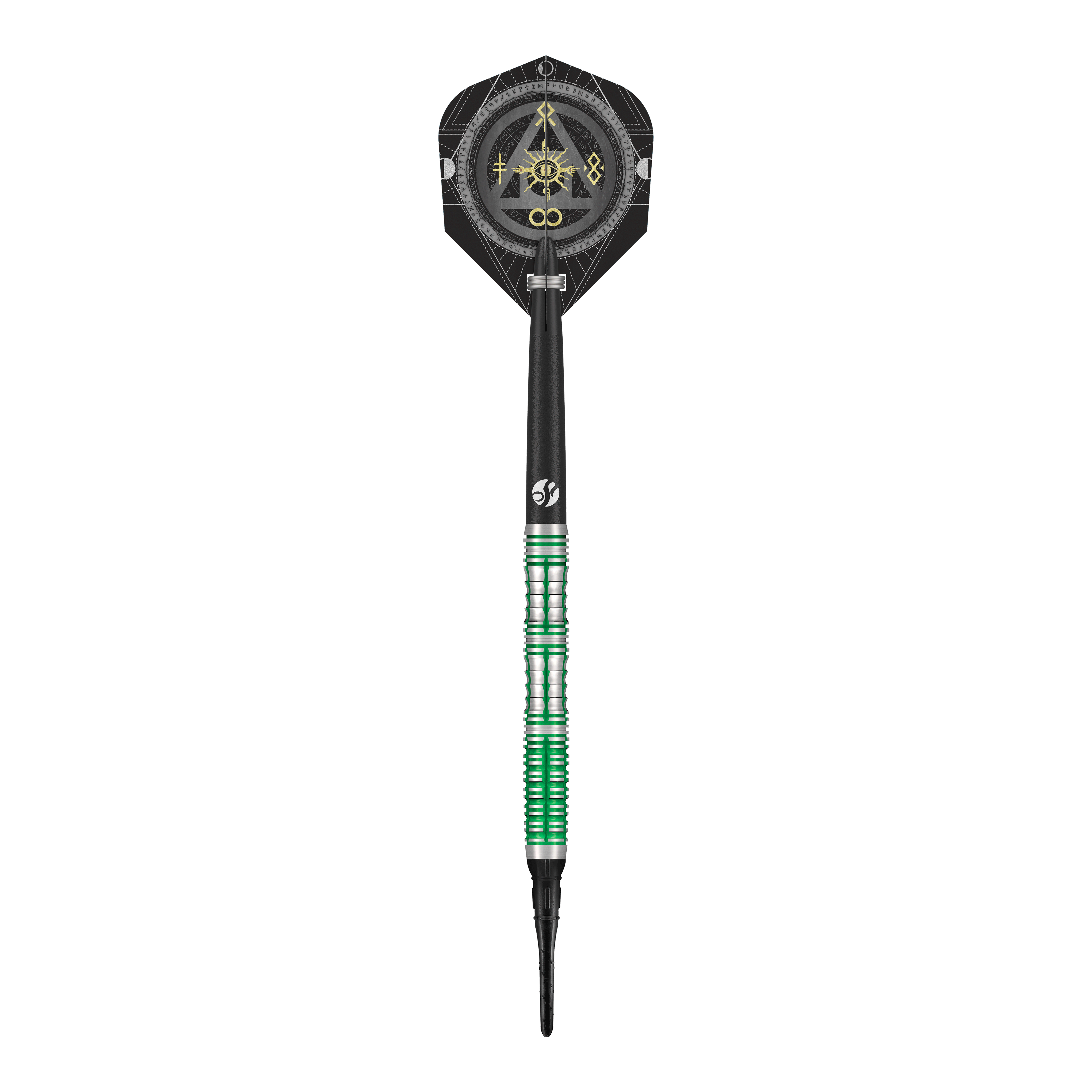 Hier sieht man die Vorderansicht der Shot Alchemy Mythril Softdarts - 20g. Das Produkt ist detailliert abgebildet.