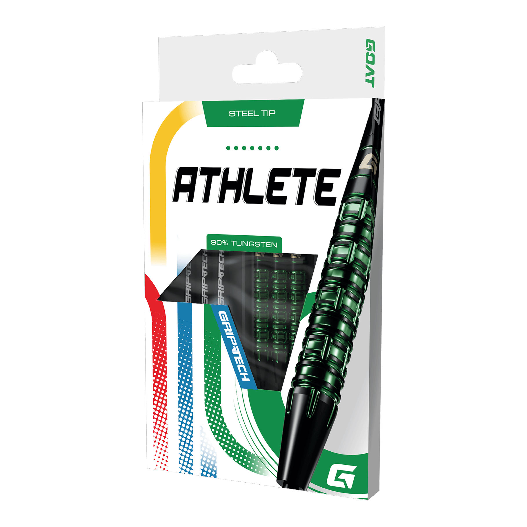 Lotki GOAT Athlete Green Tungsten Steel Ein GOAT Athlete Tungsten Steeldart ist abgebildet. Er ist für professionelle Spiele geeignet.