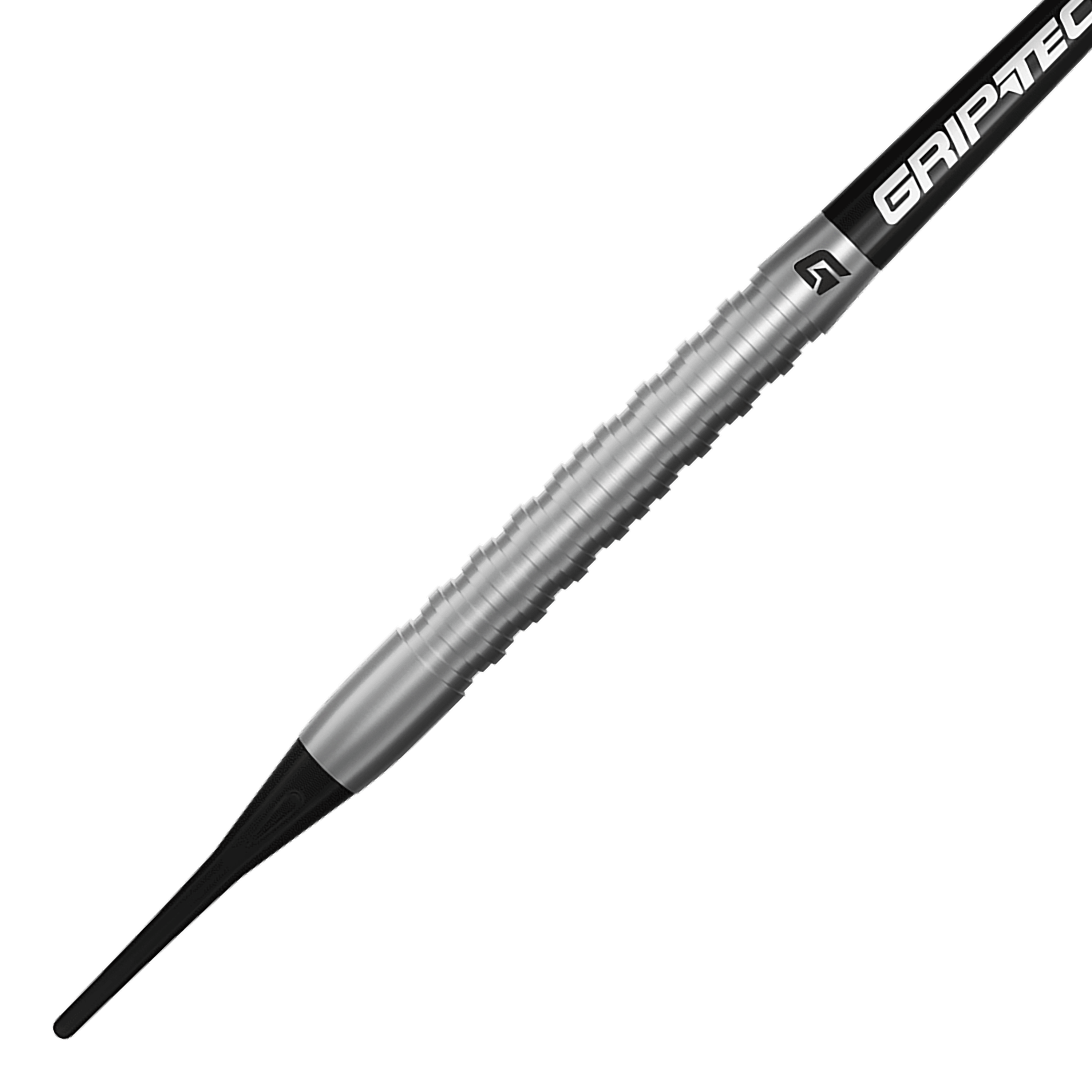 Miękkie lotki GOAT Podium Silver - 18g Das Bild zeigt die GOAT Podium Silver Softdarts mit 18g Gewicht. Diese Softdarts sind in silberner Ausführung und für Präzisionsspiele geeignet.