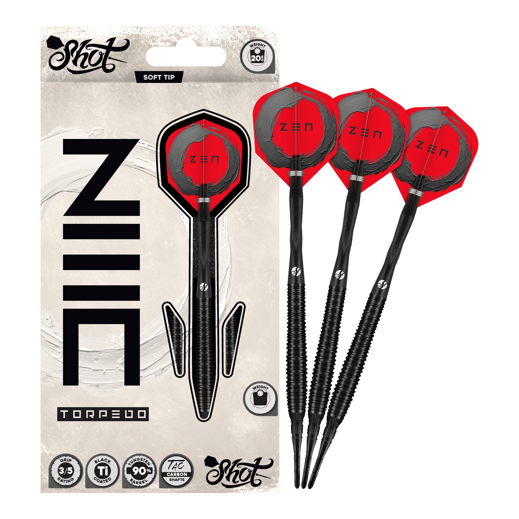 Shoty ZEN Torpedo Soft Darts - 20g