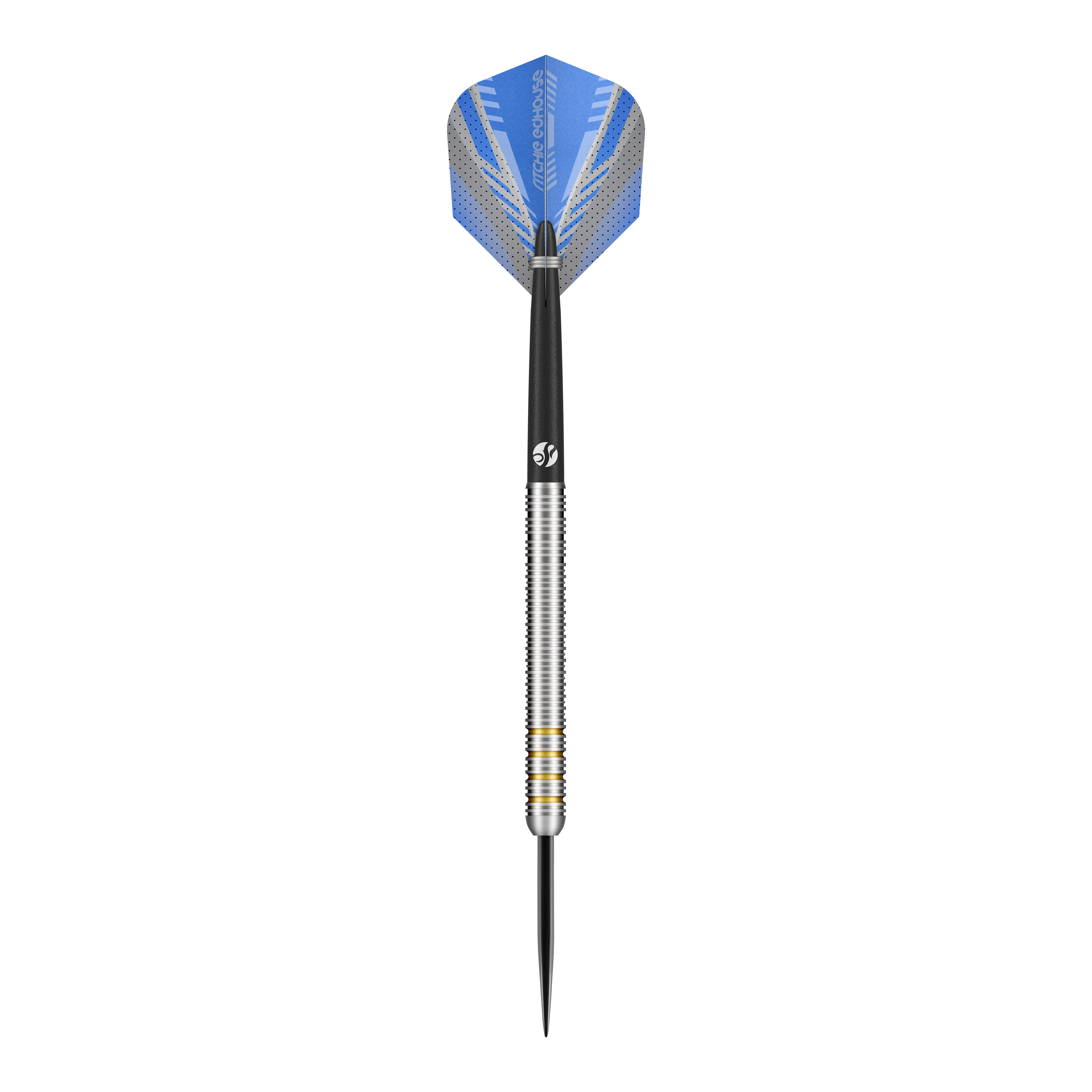 Hier sind die Shot Ritchie Edhouse Core Steeldarts einzeln dargestellt. Das Produkt eignet sich hervorragend für das Dartspiel.