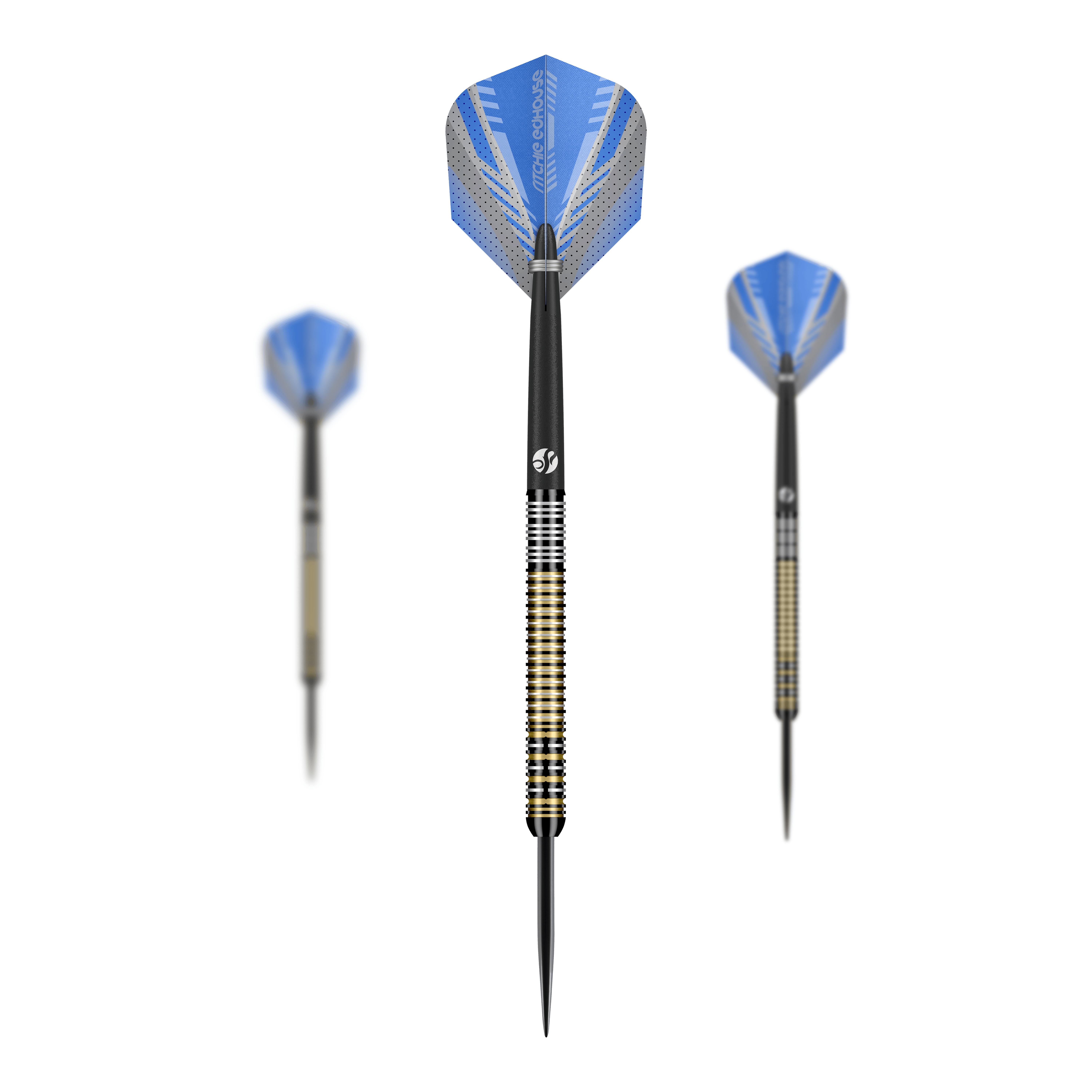 Shot Ritchie Edhouse Madhouse stalowe lotki Dieses Bild zeigt ein Set der Shot Ritchie Edhouse Madhouse Steeldarts. Das Set eignet sich perfekt für Dartspieler, die Wert auf Qualität legen.