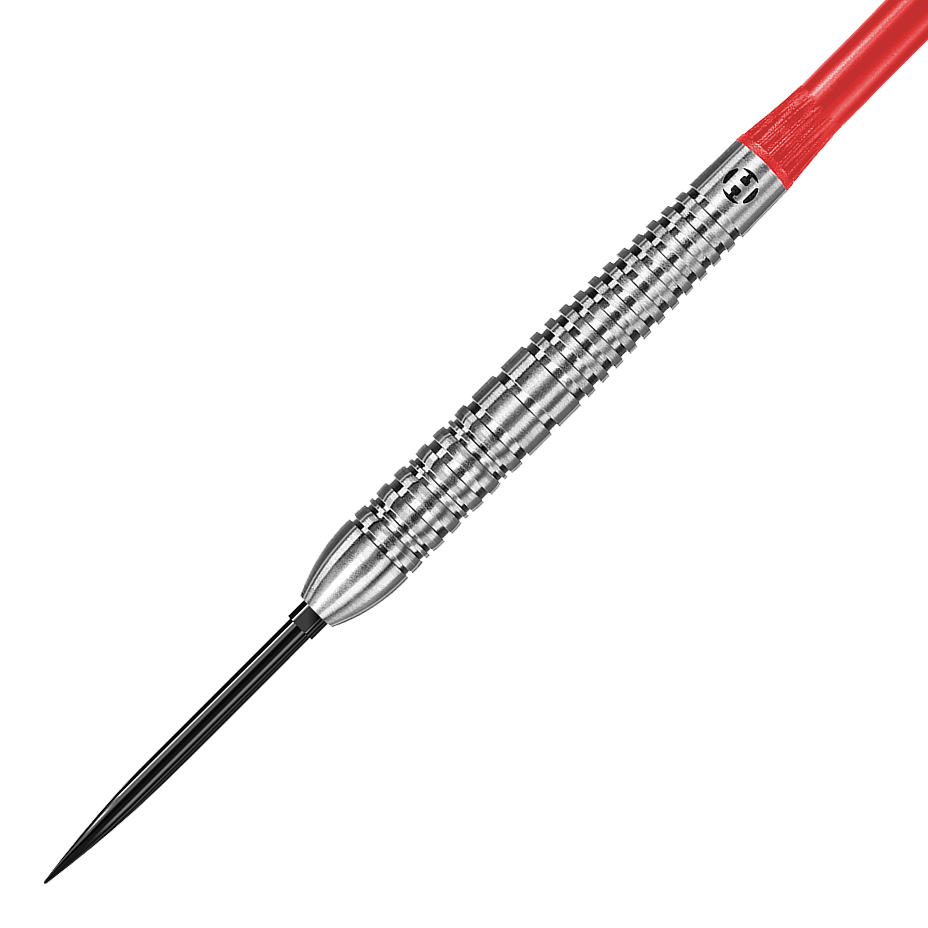 Hier ist der Harrows Damon Heta Natural Quick Point Steeldart abgebildet. Der Dart eignet sich besonders für professionelle Dartspieler.