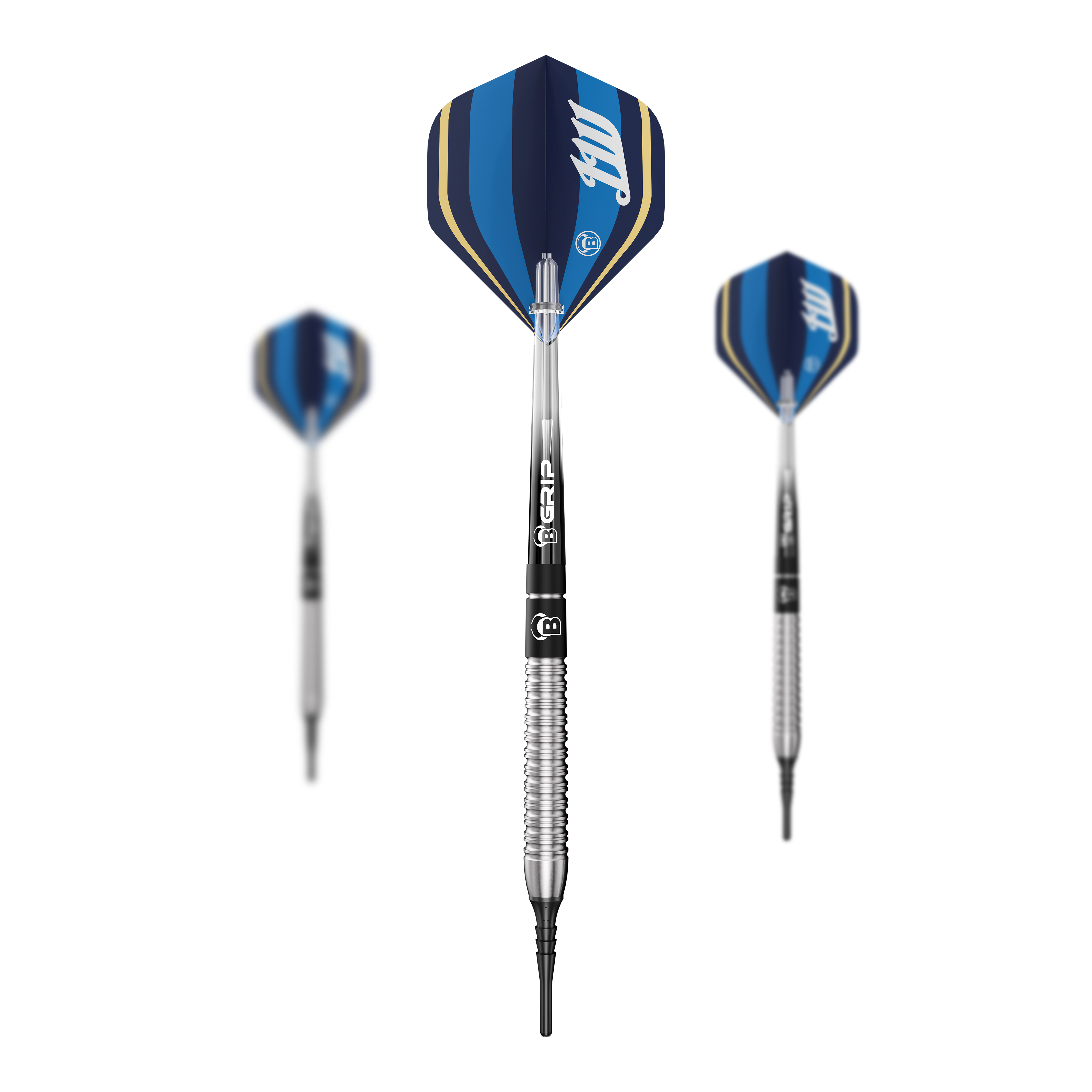 Bulls Leon Weber miękkie lotki - 22g Auf dem Bild sind Bulls Leon Weber Softdarts - 22g als komplettes Set dargestellt. Das Set eignet sich perfekt für den Einstieg ins Softdart-Spiel.