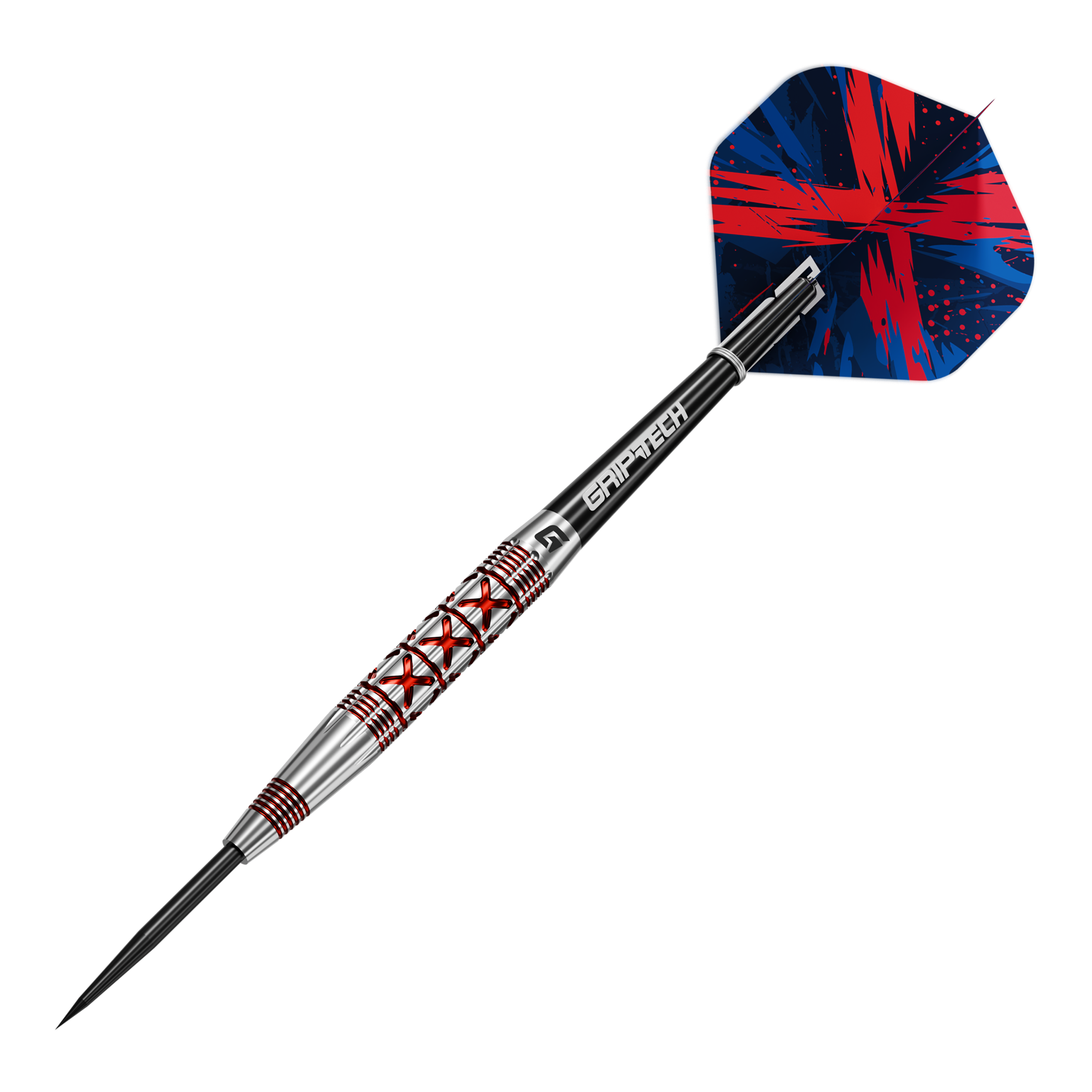 GOAT uderza stalowymi lotkami Das Bild zeigt das Produkt GOAT Strikes Steeldarts. Es handelt sich um Steeldarts, die besonders für Präzisionsspiele geeignet sind.