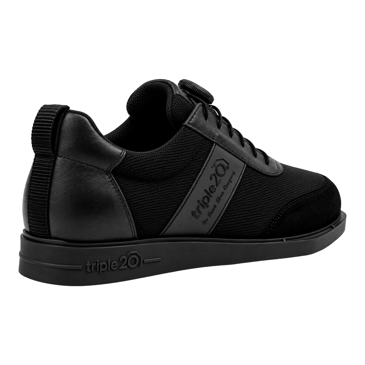 Buty do darta Triple20, tekstylne, z zapięciem na skręt – czarne Buty do darta Triple20, tekstylne, z zapięciem na skręt – czarne