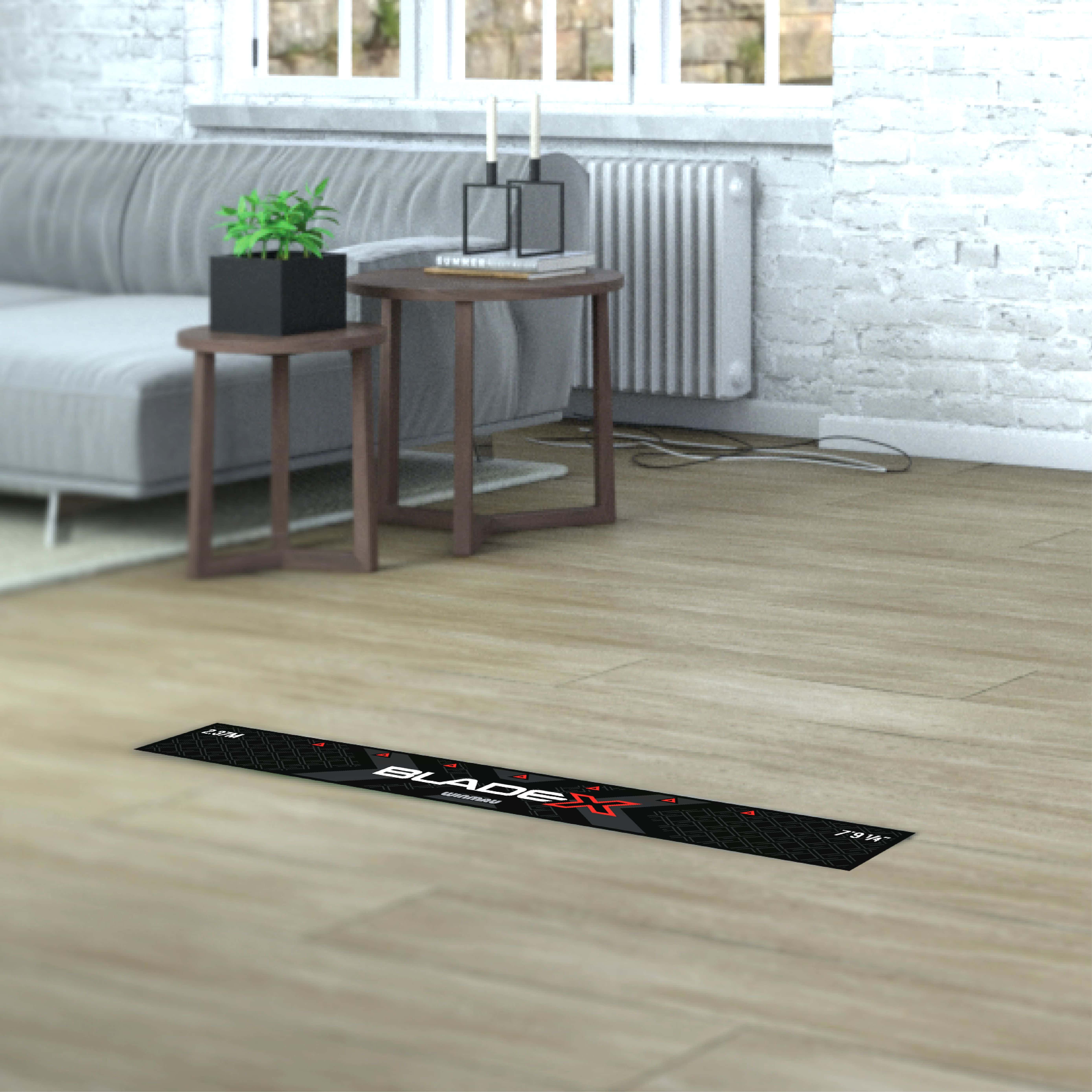 Linka do rzutu Winmau Blade X Hier ist die Winmau Blade X Abwurflinie abgebildet. Sie wird beim Dartspiel als Markierung verwendet.