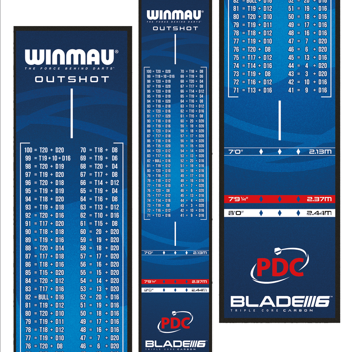 Mata do darta Winmau Outshot 2024