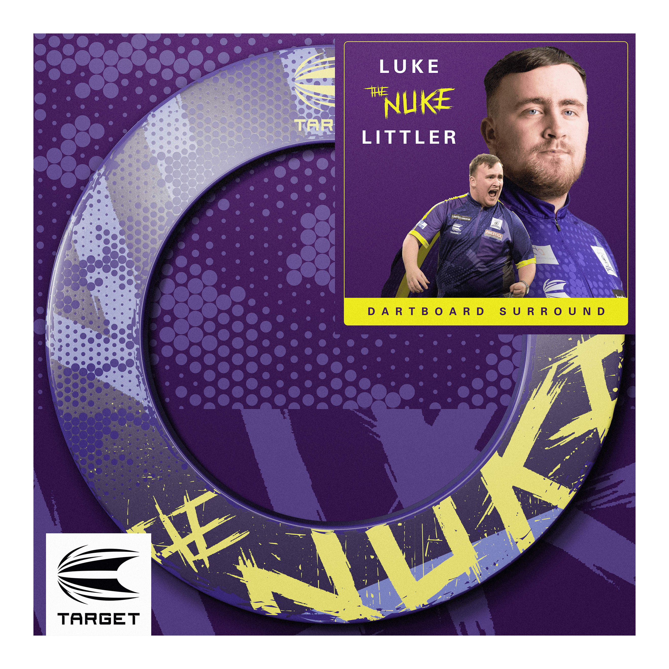 Target Luke Littler The Nuke Dartboard Surround