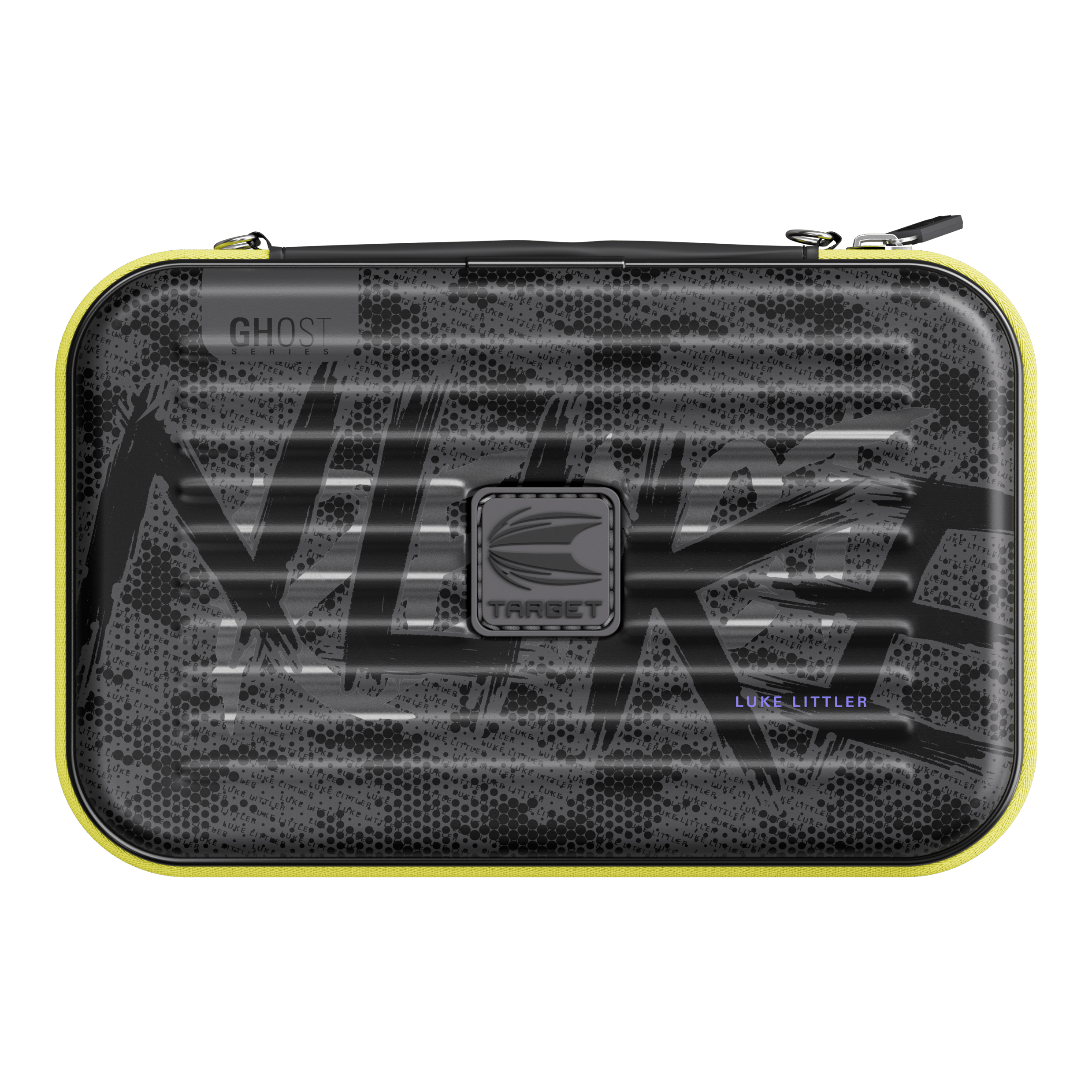 Etui na lotki Takoma XL Ghost Series Luke Littler Das Bild zeigt das Takoma XL Ghost Series Luke Littler Dartcase. Es handelt sich um ein spezielles Dartcase für Dartzubehör.