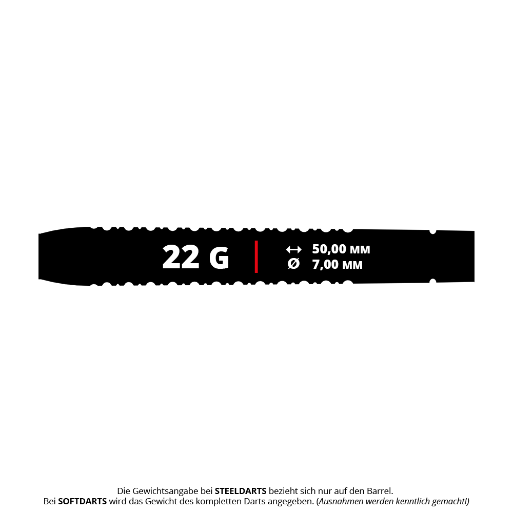 Bulls Leon Weber miękkie lotki - 22g Die Abbildung zeigt Bulls Leon Weber Softdarts mit einem Gewicht von 22 Gramm. Die Softdarts sind für das Präzisionsspiel im Darts entwickelt.
