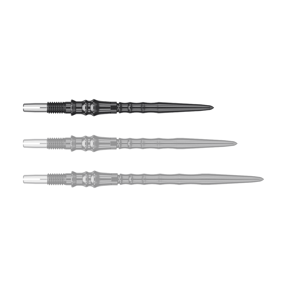 Stalowe groty do lotek Target Japan Premium Swiss Point – czarne Zu sehen ist ein Produkt mit dem Dateinamen '340373_Target_Japan_Premium_SwissPoint_Steeldartspitzen_Schwarz_30mm_1'. Es handelt sich vermutlich um schwarze Premium-Steeldartspitzen mit einer Länge von 30mm.