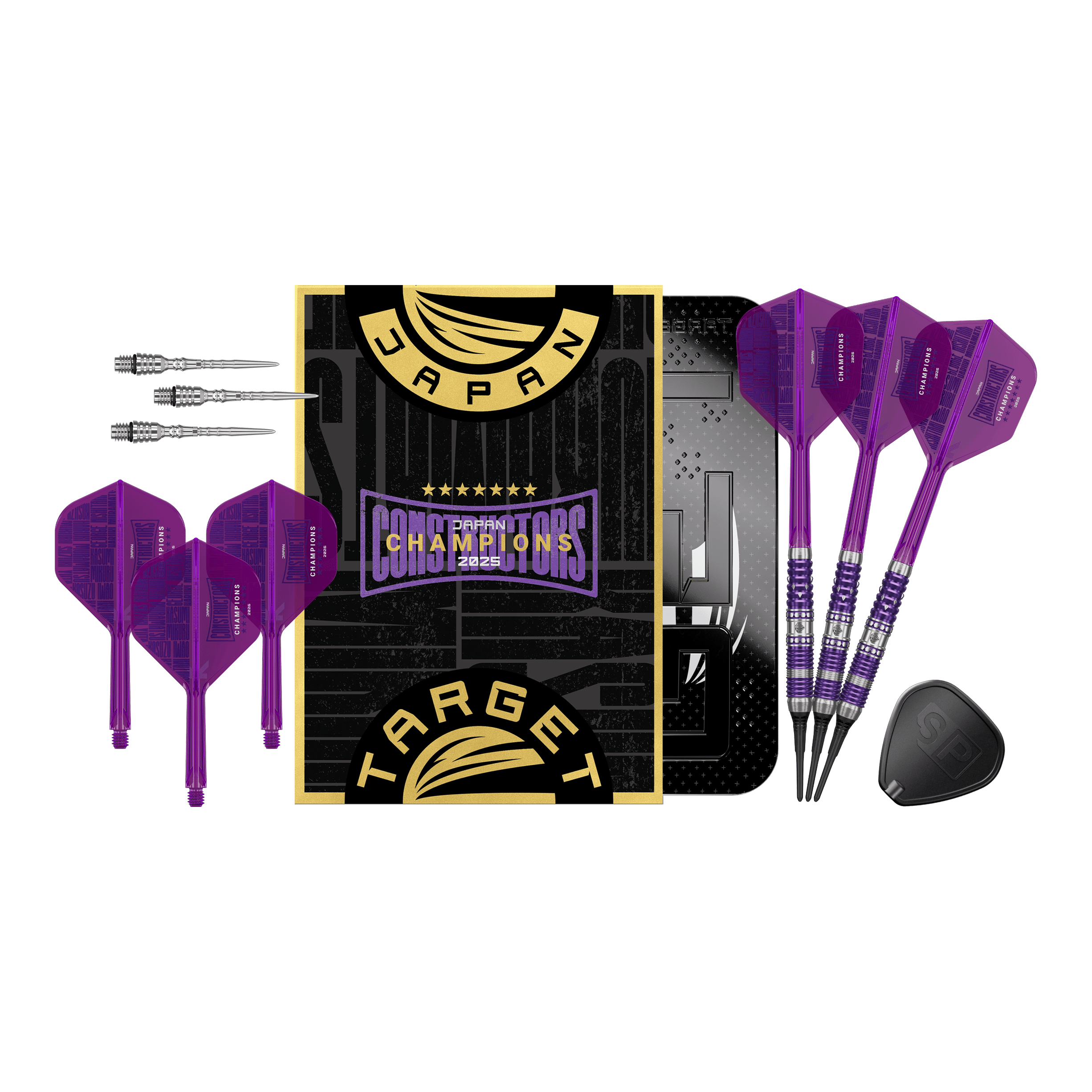 Target Japan Diamond GEN3 Constructors Champions Limited Darts - 20g. Ein limitiertes Dart-Set mit edlem Design und 20g Gewicht.