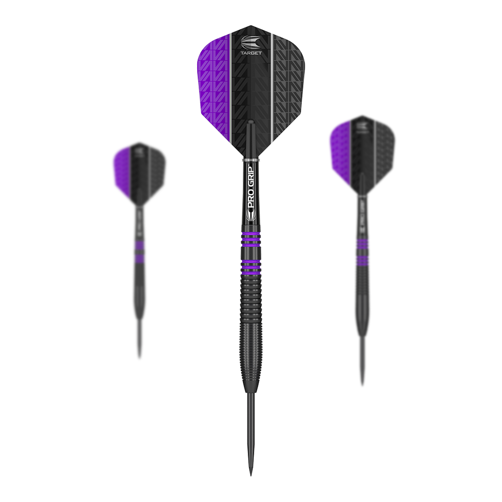 Target Vapor8 Black Purple stalowe rzutki