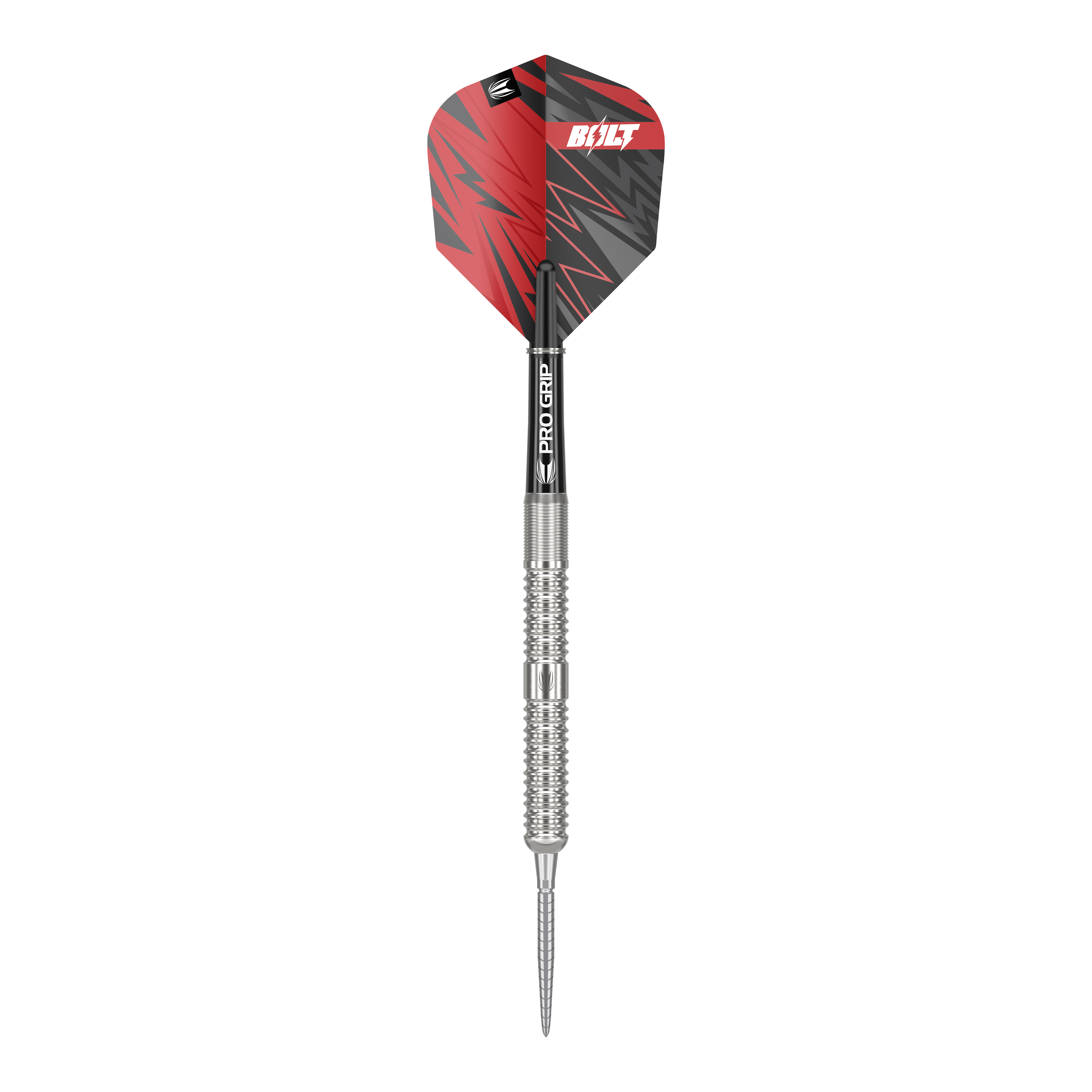 Target Sebastian Białecki GEN1 Swiss Point Steeldarts - 22g Dies ist ein Steeldart namens „Target Sebastian Bialecki GEN1 Swiss Point“ mit einem Gewicht von 22 Gramm. Der Dart hat eine silberne Spitze und Schaft, sowie ein rotes und schwarzes Flight-Design.