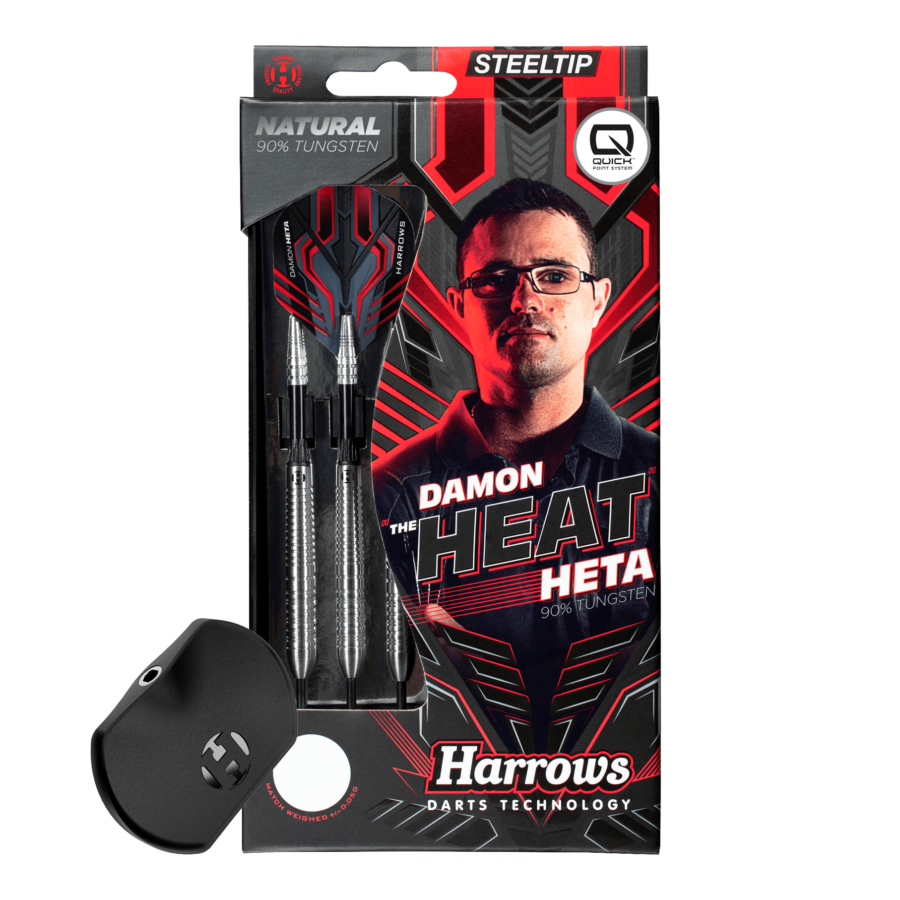 Harrows Damon Heta Natural Quick Point - 23g Abgebildet ist der Harrows Damon Heta Natural Quick Point Steeldart. Dieser Dart zeichnet sich durch seine Qualität und Langlebigkeit aus.