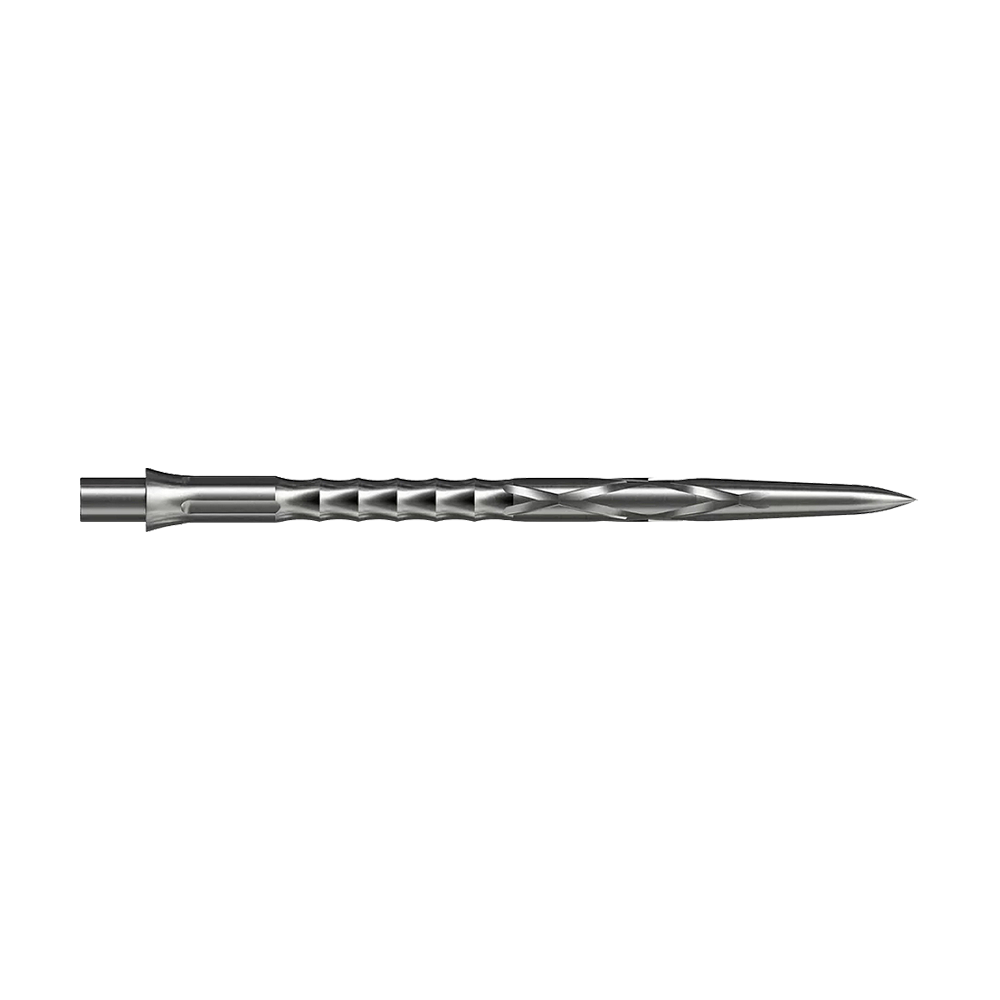 Abgebildet sind Steeldartspitzen Caliburn Evo System, HAN G2, Silber, 40mm. Diese Dartspitzen eignen sich für den professionellen Einsatz.