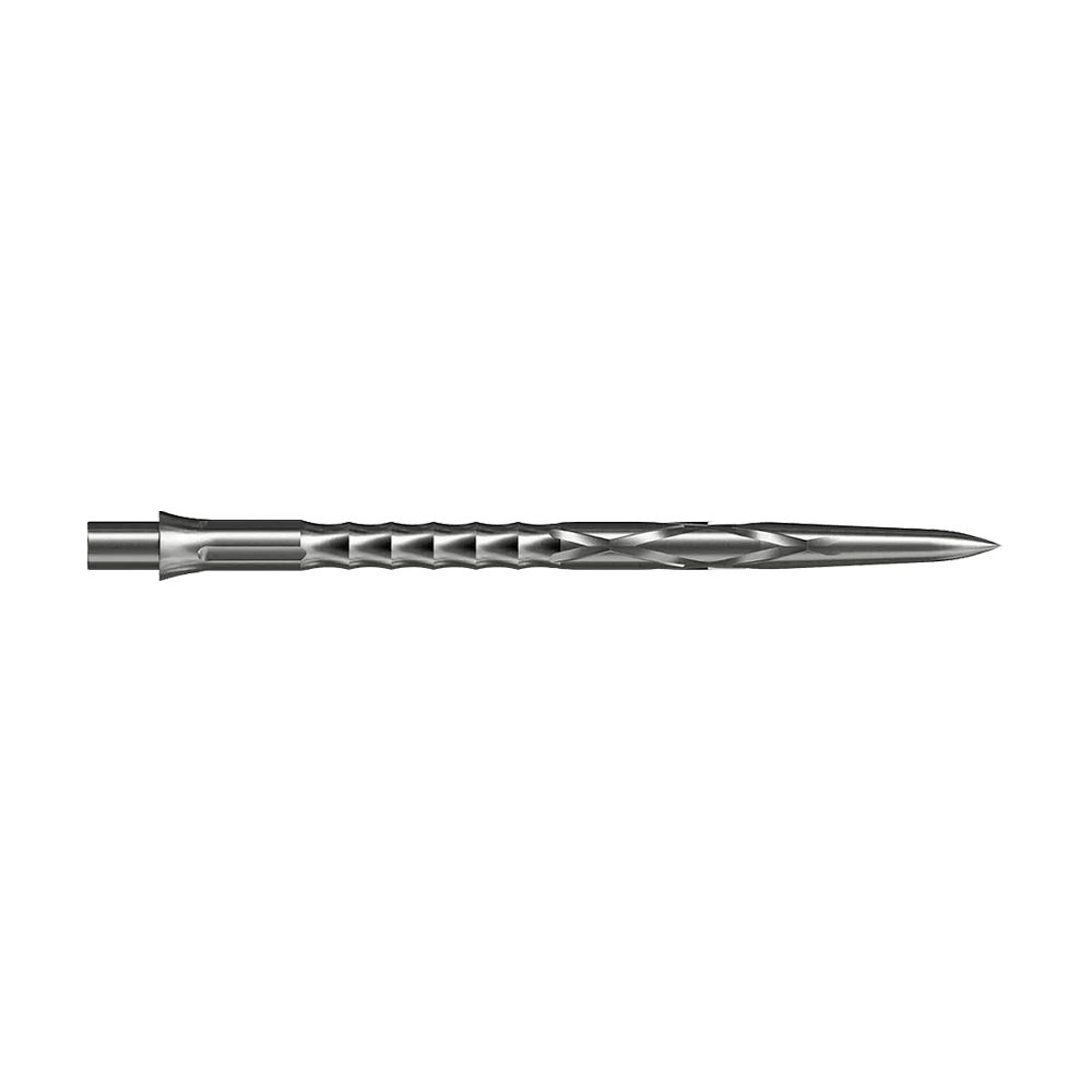 Stalowe groty do lotek Caliburn System - HAN G2 - Srebrne Abgebildet sind Steeldartspitzen Caliburn Evo System, HAN G2, Silber, 40mm. Diese Dartspitzen eignen sich für den professionellen Einsatz.