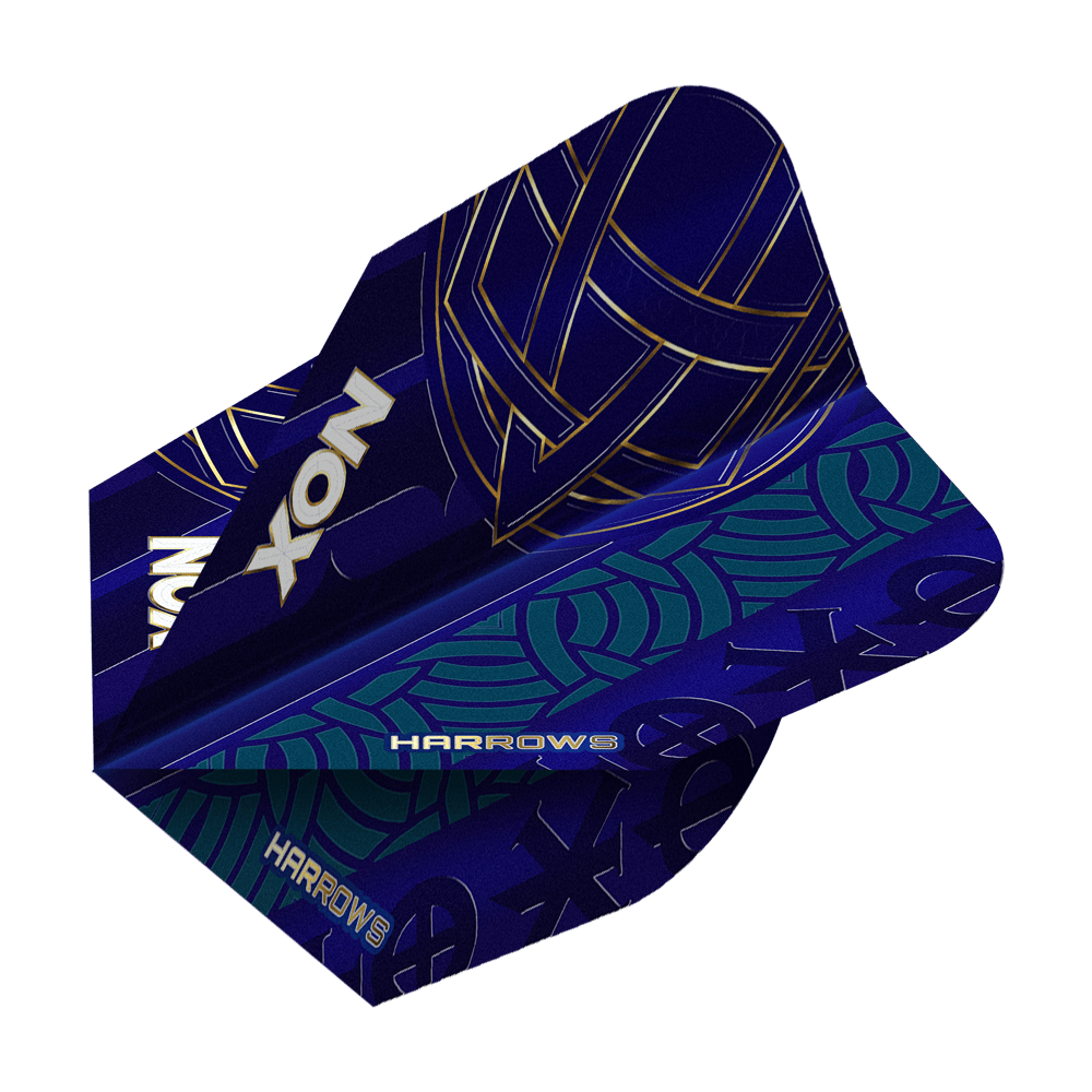 Loty Harrows Nox No6 Das ist eine Abbildung der Harrows Nox No6 Flights. Sie werden als Zubehör für Darts genutzt.