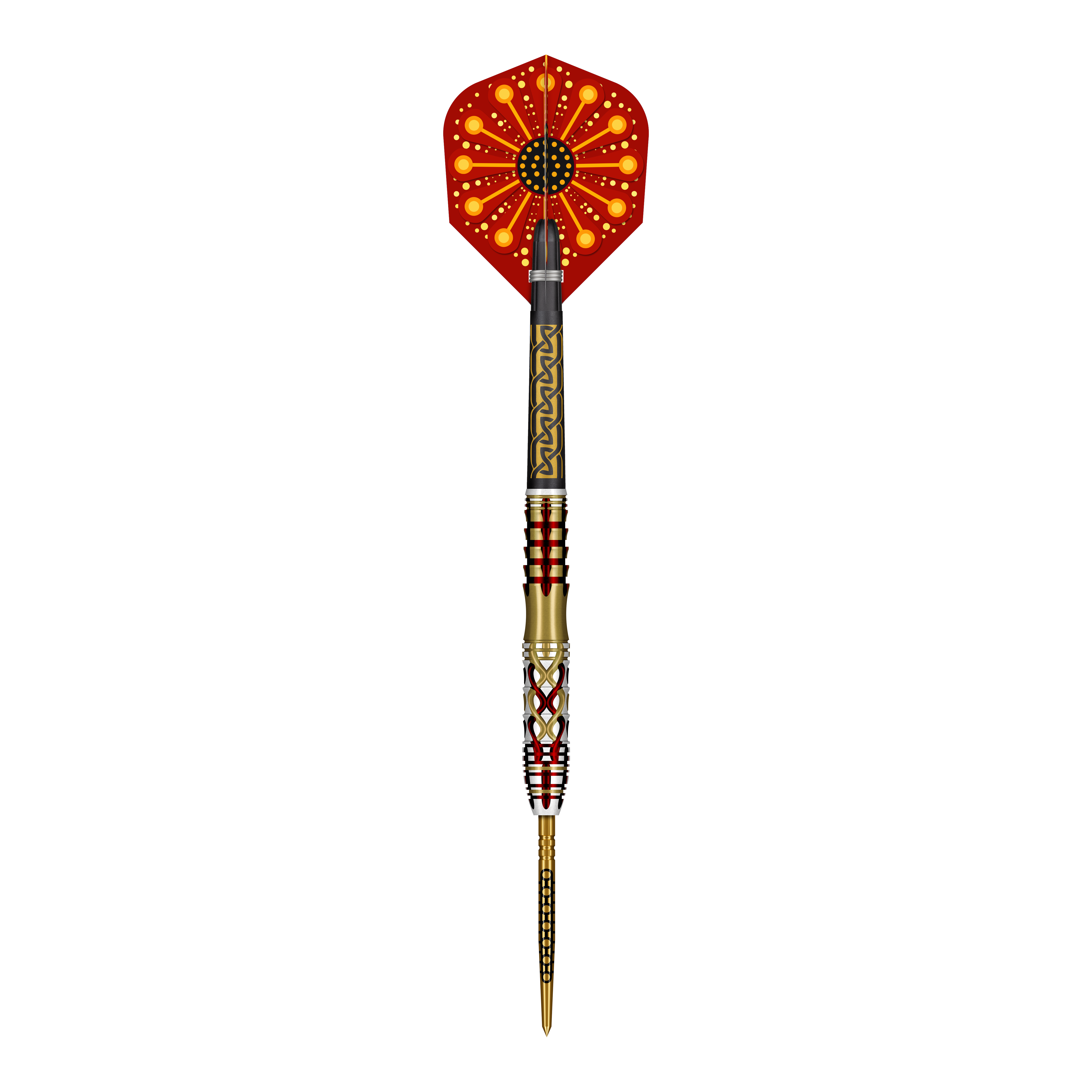 Lotki stalowe Shot Goths Alaric Turbo Point - 23 g Abgebildet ist ein Set der Shot Goths Alaric Turbo Point Steeldarts mit 23g Gewicht. Die Steeldarts werden für professionelle Dartspieler empfohlen.