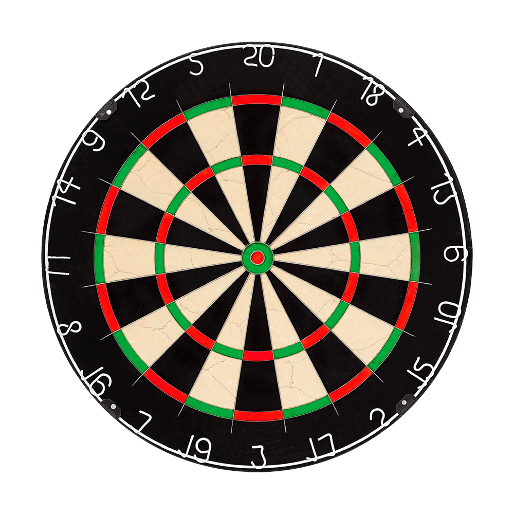NPQ Steeldartboard NPQ Steeldartboard ist als runde Tafel abgebildet. Die Einteilung ist deutlich zu erkennen.