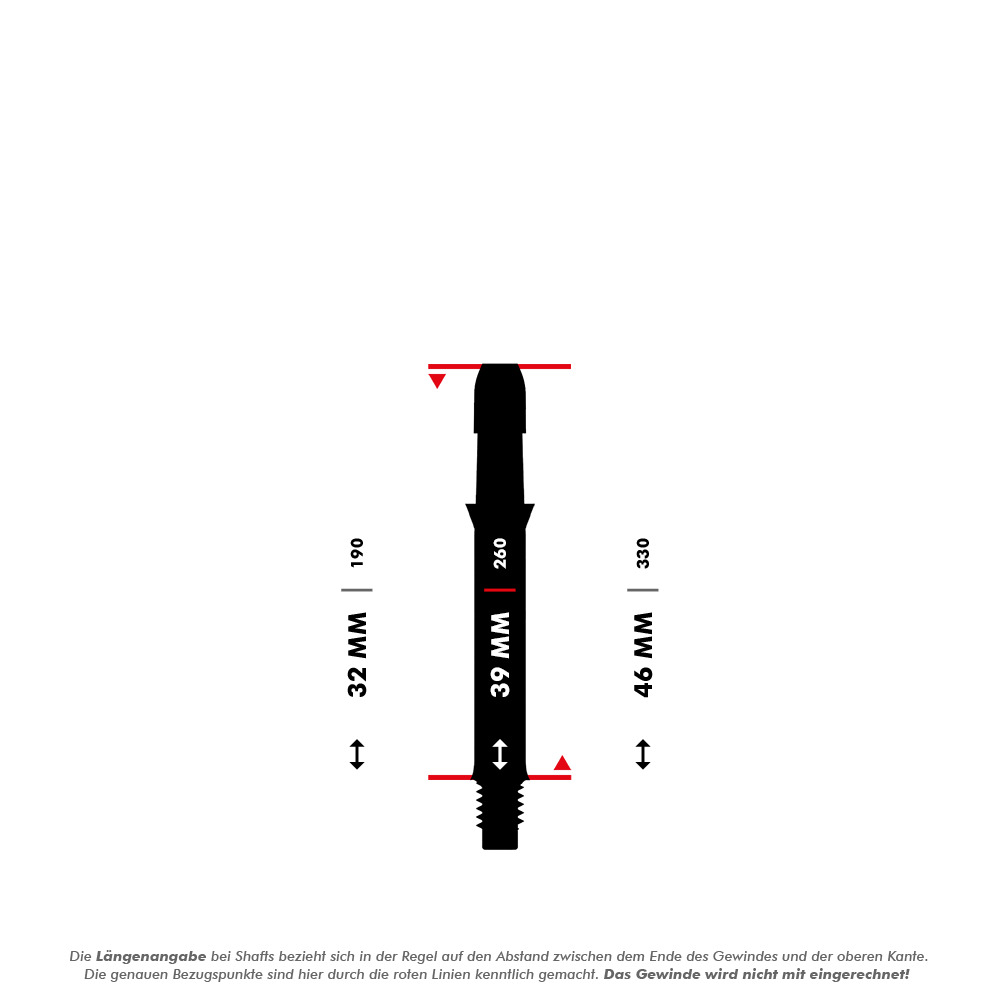 L-L-Style-Shaft Carbon Silent Straight - Biały