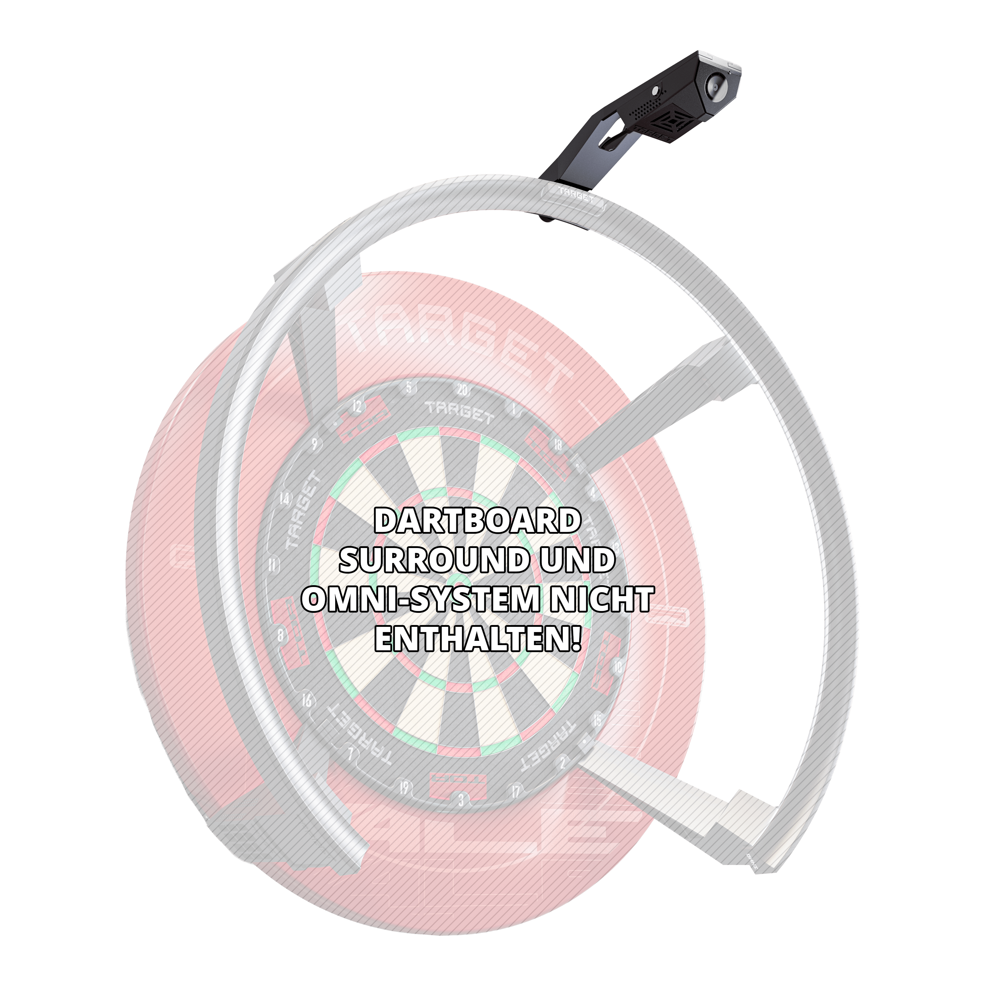 Ramię kamery Target OMNI VIRT Abgebildet ist der Target OMNI VIRT Kamera Arm. Der Kamera Arm bietet eine flexible Verwendung für Kameras im Dartsport.