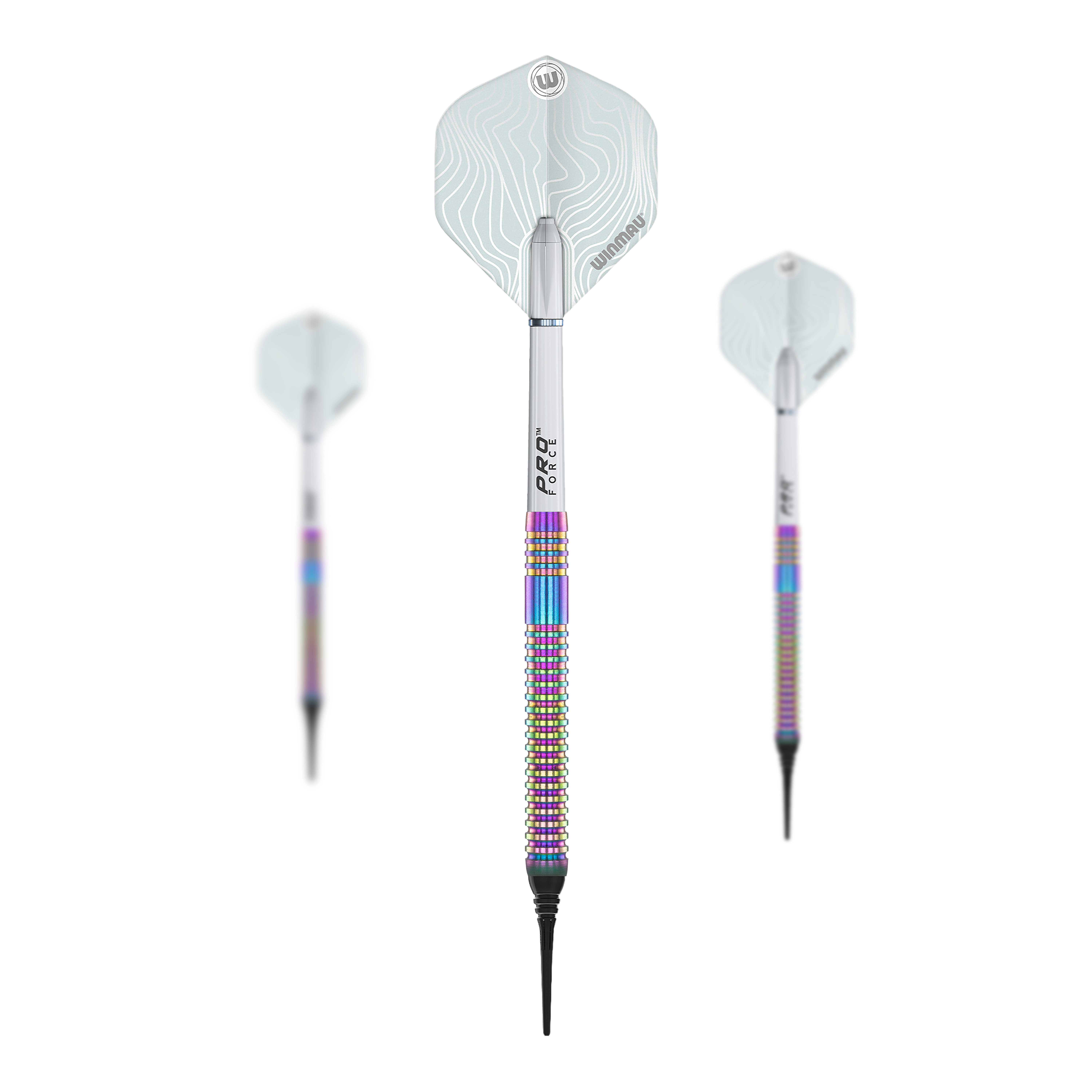 Lotki Winmau Solaris Urban Soft Darts - 21g Winmau Solaris Urban Softdarts - 21g wird auf diesem Bild gezeigt. Es handelt sich um ein Softdart-Set mit einem Gewicht von 21 Gramm.