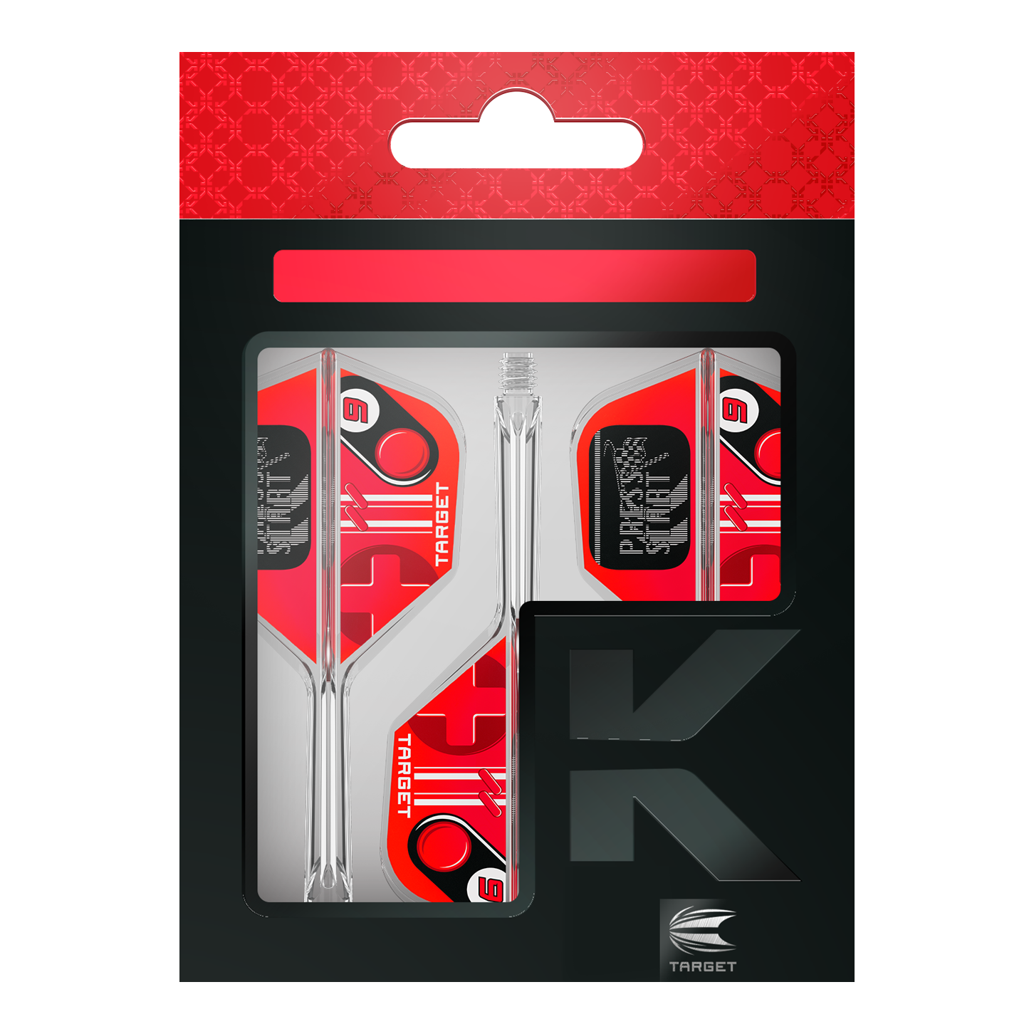Target K-Flex Press Start No6 Loty Zu sehen sind die Target K-Flex Press Start No6 Flights. Sie werden als Zubehör für Darts verwendet.