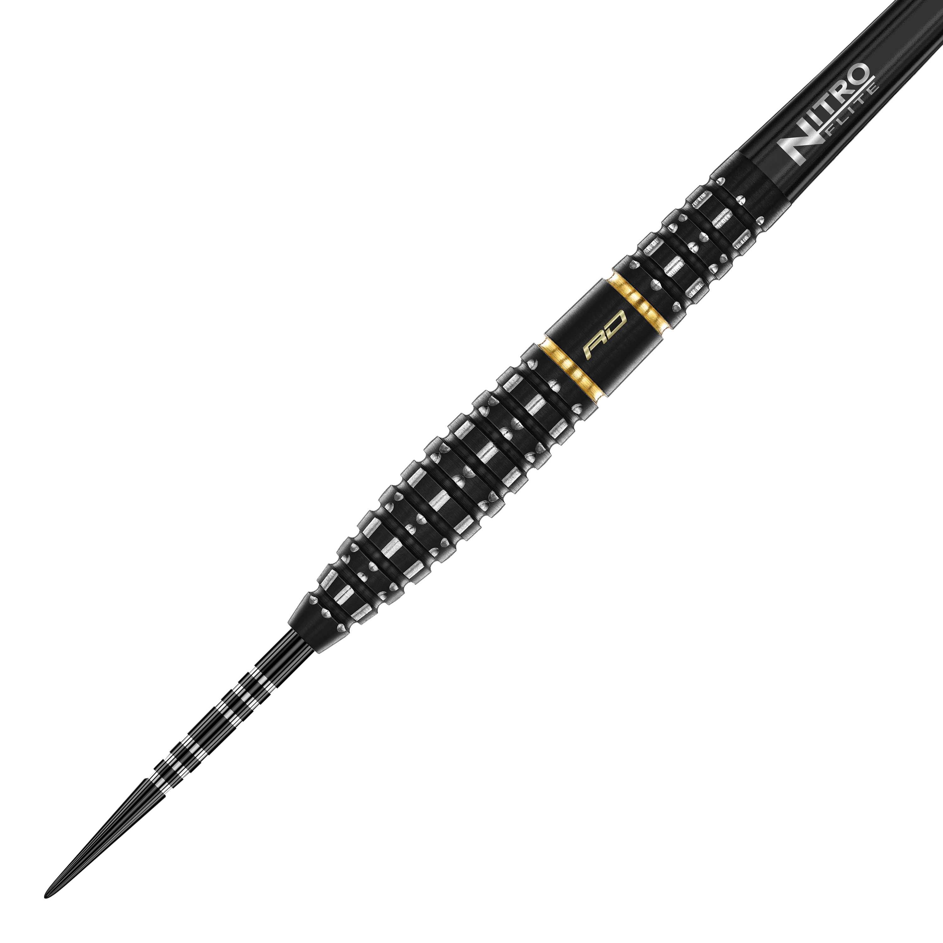 Abgebildet sind Red Dragon Ascend Torpedo Steeldarts. Sie zeigen das Design und die Details dieses speziellen Steeldarts-Produkts.