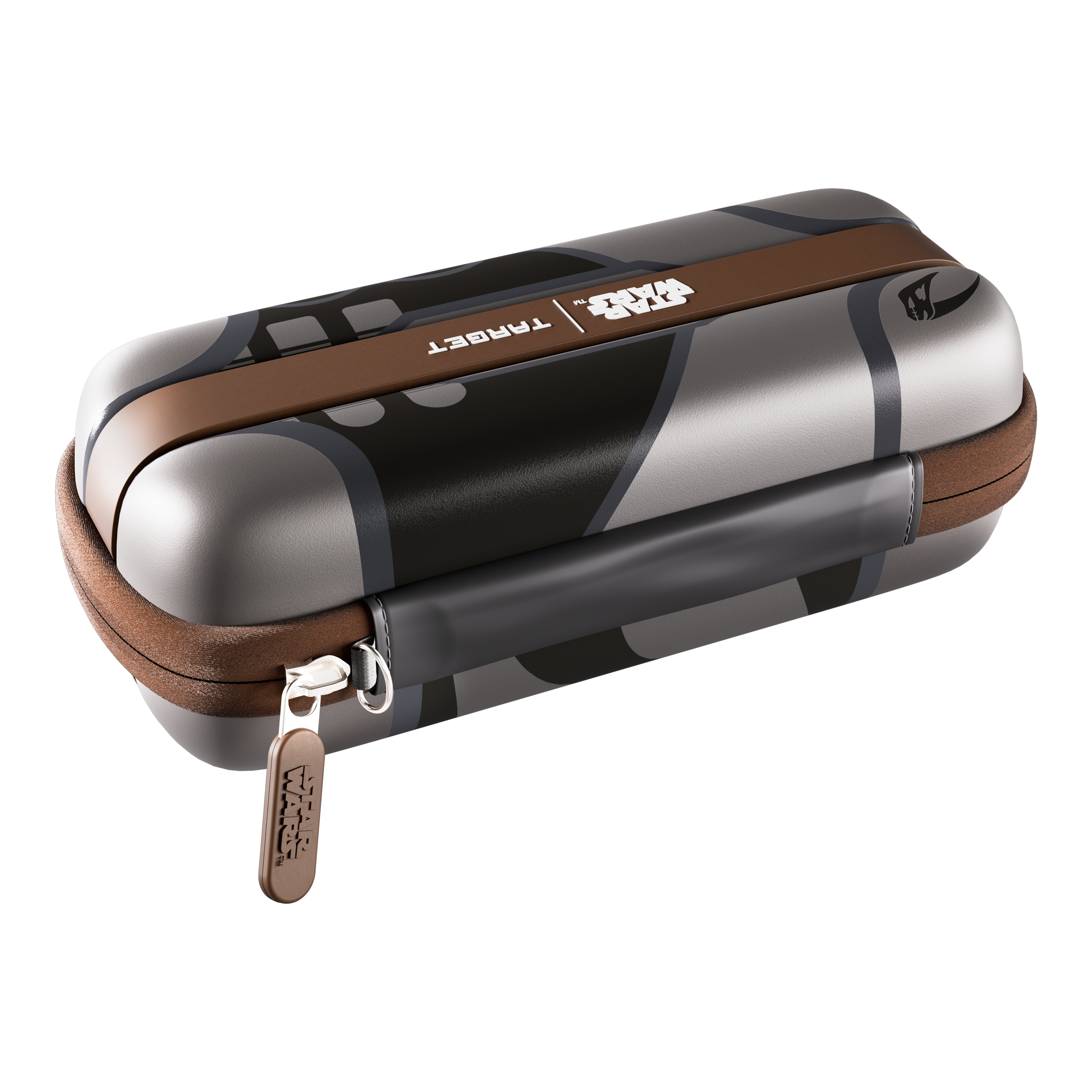 Etui na strzałki Boa Target Star Wars - Mandalorian Das Bild zeigt das Target Star Wars Boa Dartcase - Mandalorian. Es handelt sich um ein Dartetui mit einem Star Wars Mandalorian Motiv.