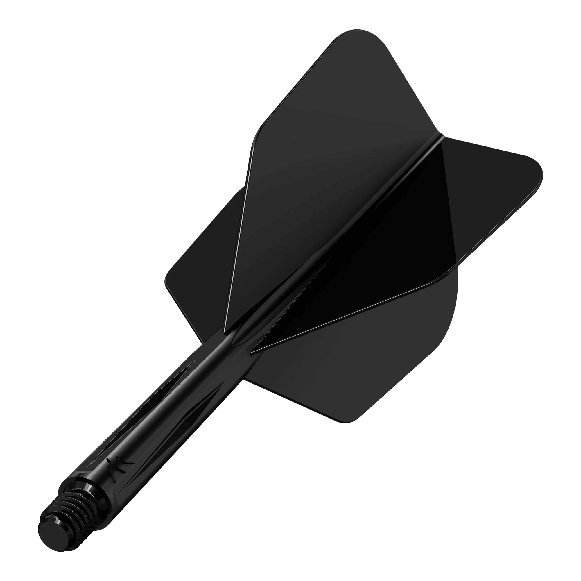 System wału lotniczego Mission Force 90 No6 – czarny Das Bild zeigt das Produkt "Mission Force 90 No6 Flight-Shaft-System - Schwarz". Es handelt sich um ein schwarzes Dart-Flight- und Schaftsystem in moderner Ausführung.