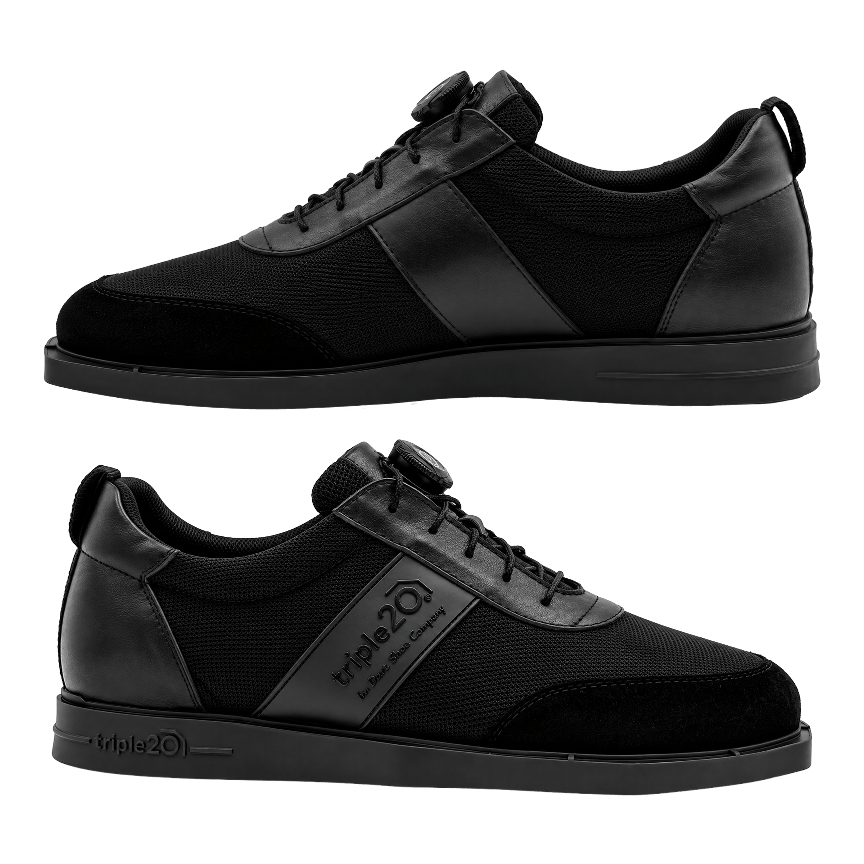 Buty do darta Triple20, tekstylne, z zapięciem na skręt – czarne Buty do darta Triple20, tekstylne, z zapięciem na skręt – czarne