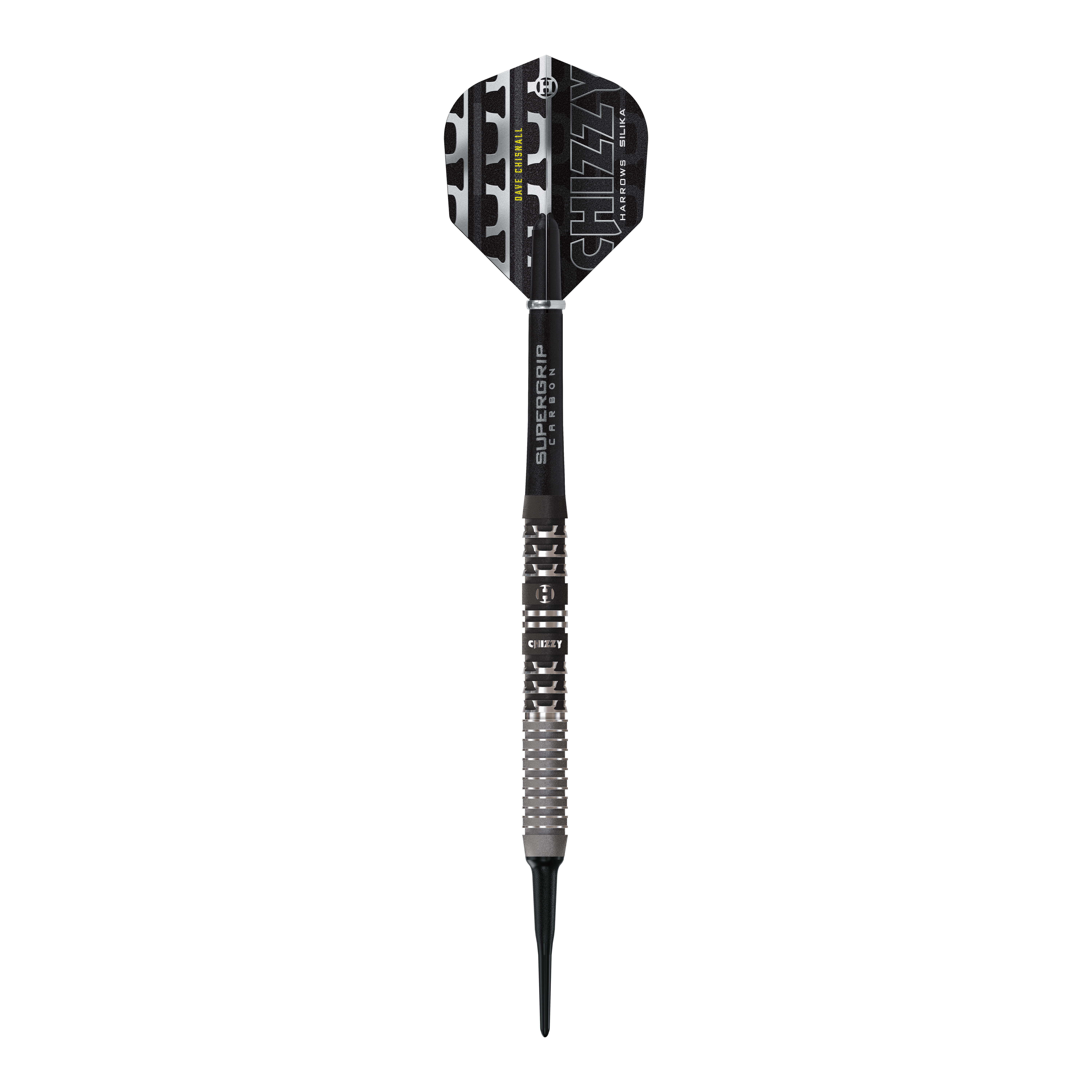 Harrow's Dave Chisnall Chizzy Series 4 miękkie lotki Gezeigt werden die Harrows Dave Chisnall Chizzy Series 4 Softdarts. Das Produkt bietet hohen Spielkomfort.