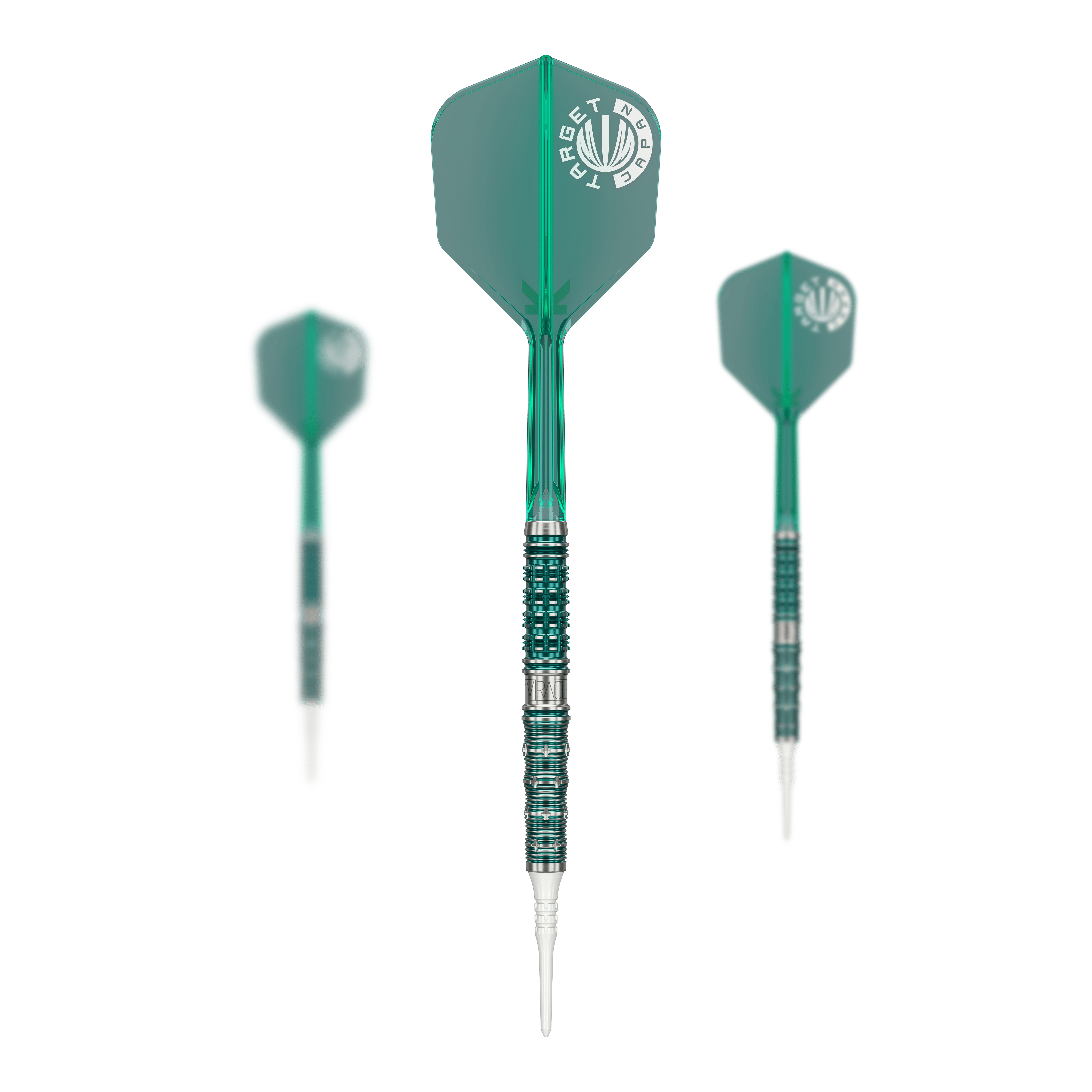 Dieses Bild zeigt das Set der Target Japan Mikuru Suzuki The Miracle GEN7 Softdarts - 21,5g. Die Darts sind speziell für professionelle und ambitionierte Spieler entwickelt.