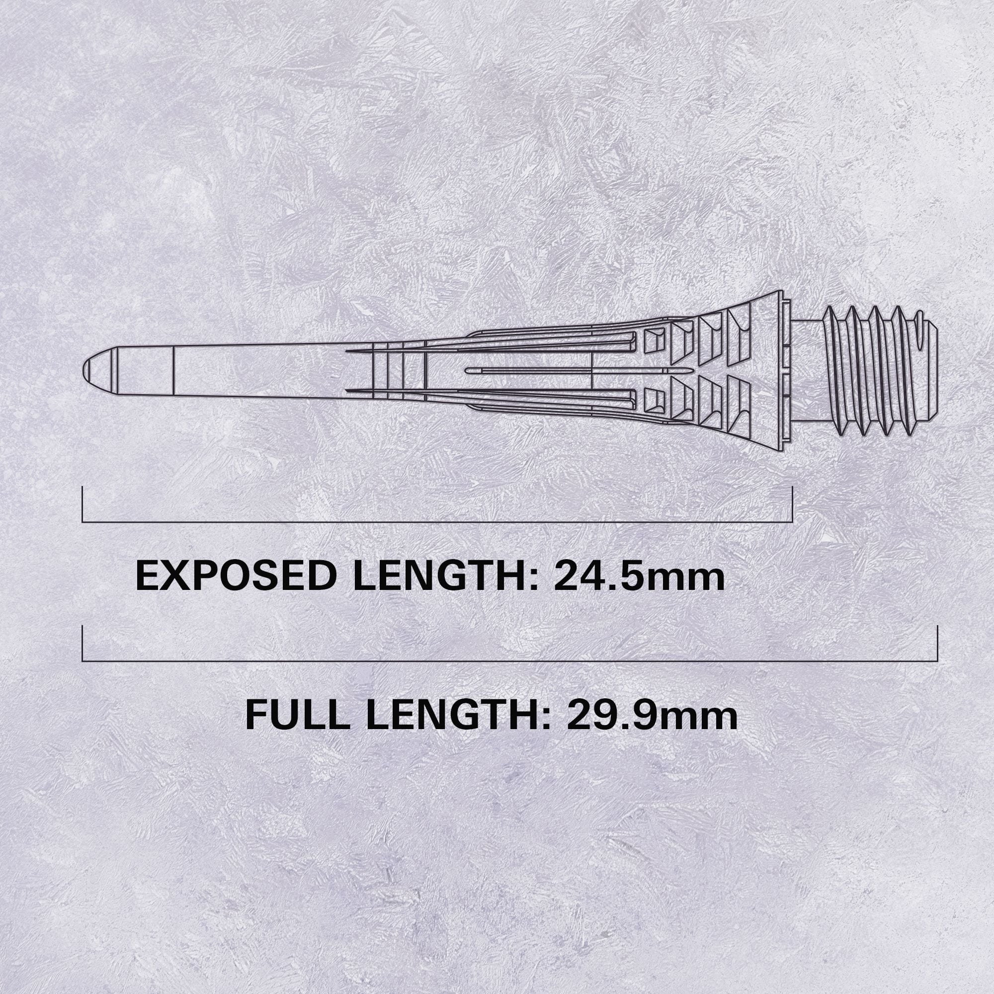 Końcówki do lotek Target Cryo Soft Dart Tips, białe, 30 szt. Dieses Bild zeigt den Target Cryo Softdartspitzen 30er Pack in der Farbe Weiß. Die Spitzen werden zum Wechseln bei Softdarts verwendet.