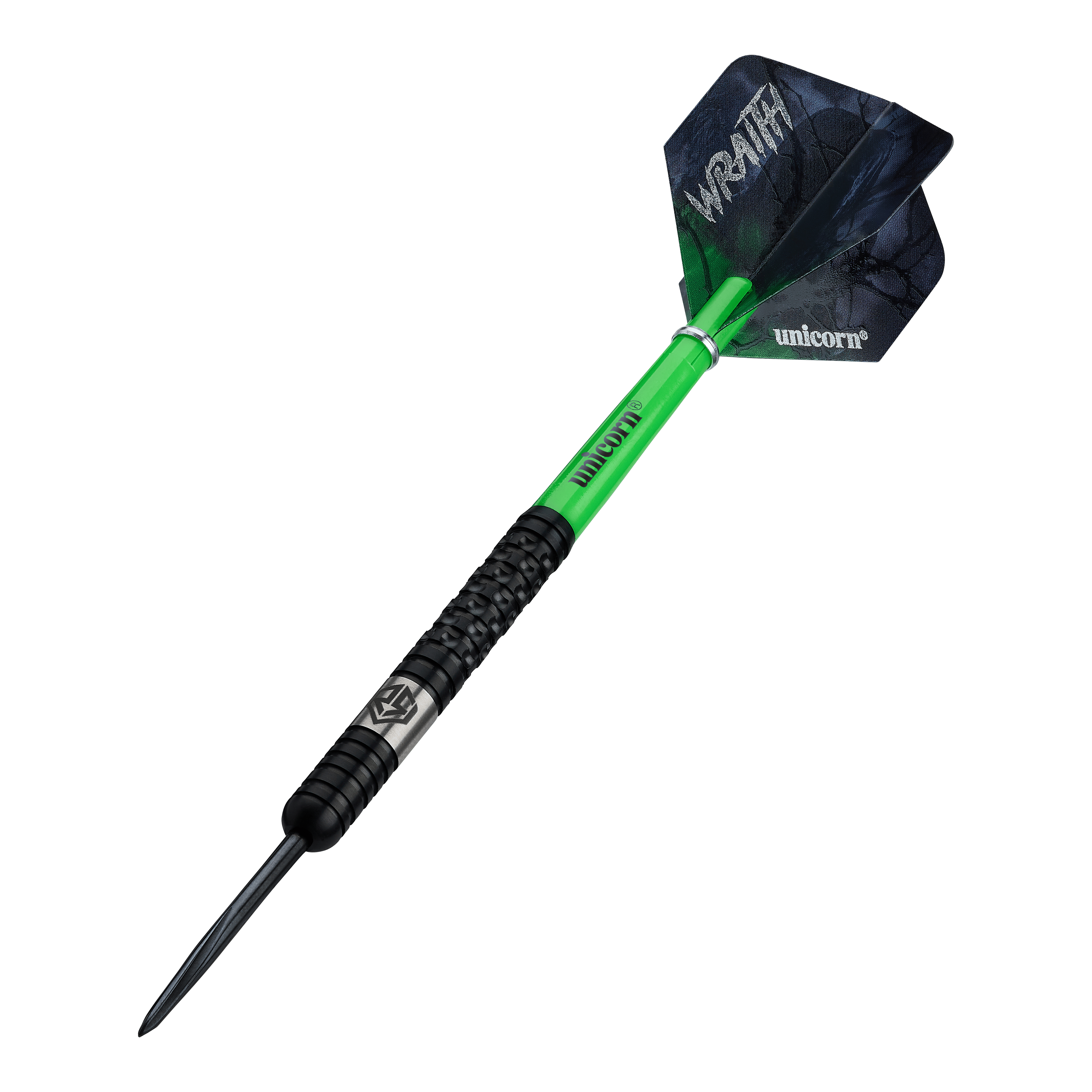 Unicorn Wraith Ross Smith Steel Darts - 22g Unicorn Wraith Ross Smith Steeldarts mit einem Gewicht von 22g werden auf diesem Bild dargestellt. Das Produkt ist für präzises Dartspiel entwickelt.