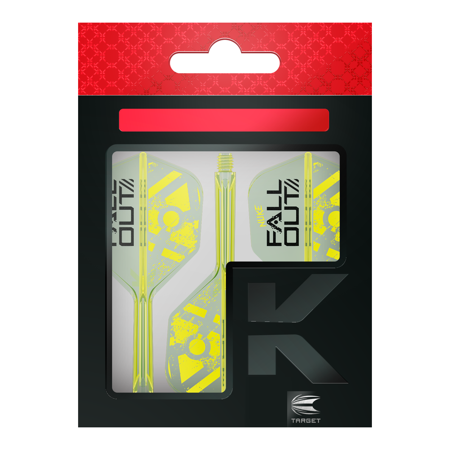 Target K-Flex Luke Littler Fallout No6 Flights Hier sieht man die Target K-Flex Luke Littler Fallout No6 Flights. Diese Flights sind speziell für das Darts-Spiel entwickelt.