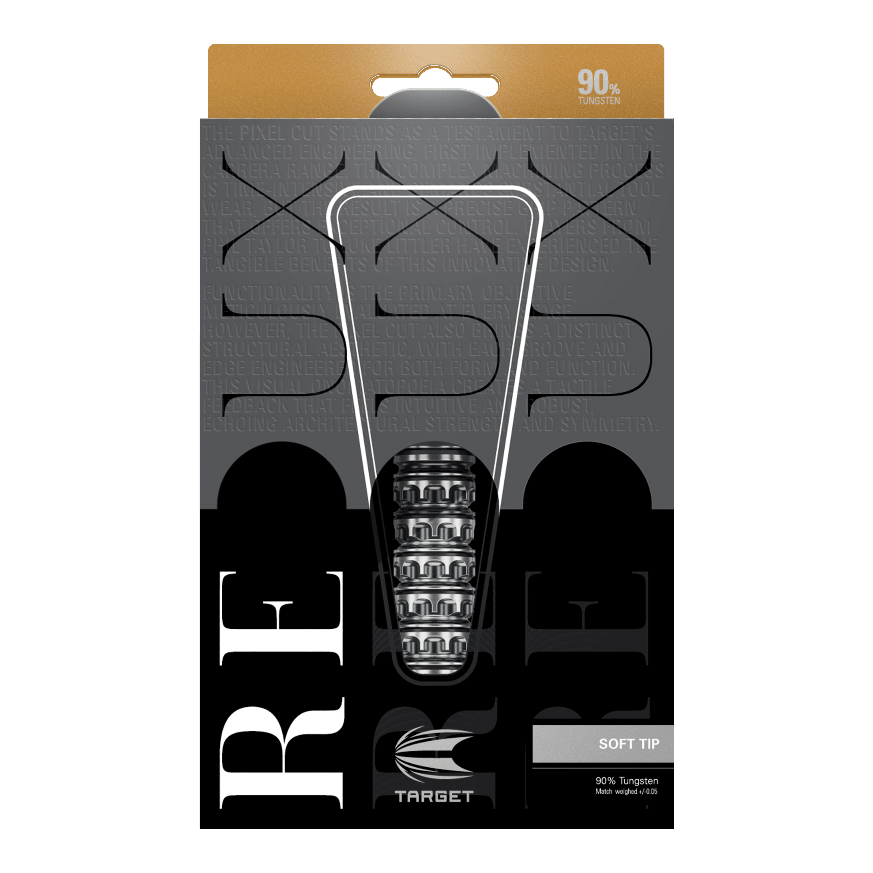 Target Redux 10 miękkich lotek - 18g Target Redux 10 Softdarts - 18g ist auf diesem Bild zu sehen. Die Darts sind für das Softdartspiel geeignet.