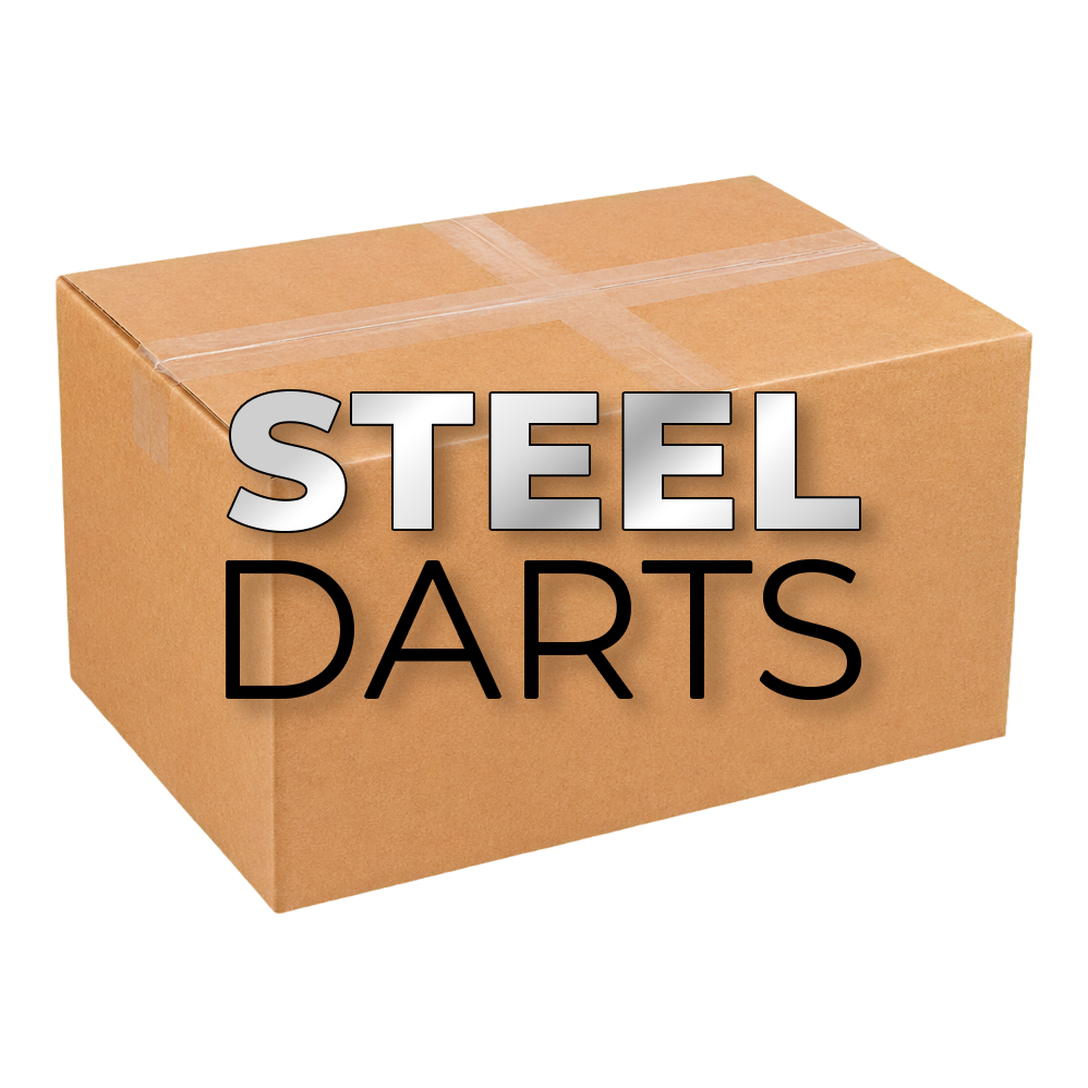 McDart Mystery Box - Steeldarts Hier sieht man die McDart Mystery-Box - Steeldarts. Die Box bietet eine spannende Auswahl an Steeldart-Zubehör und Produkten.