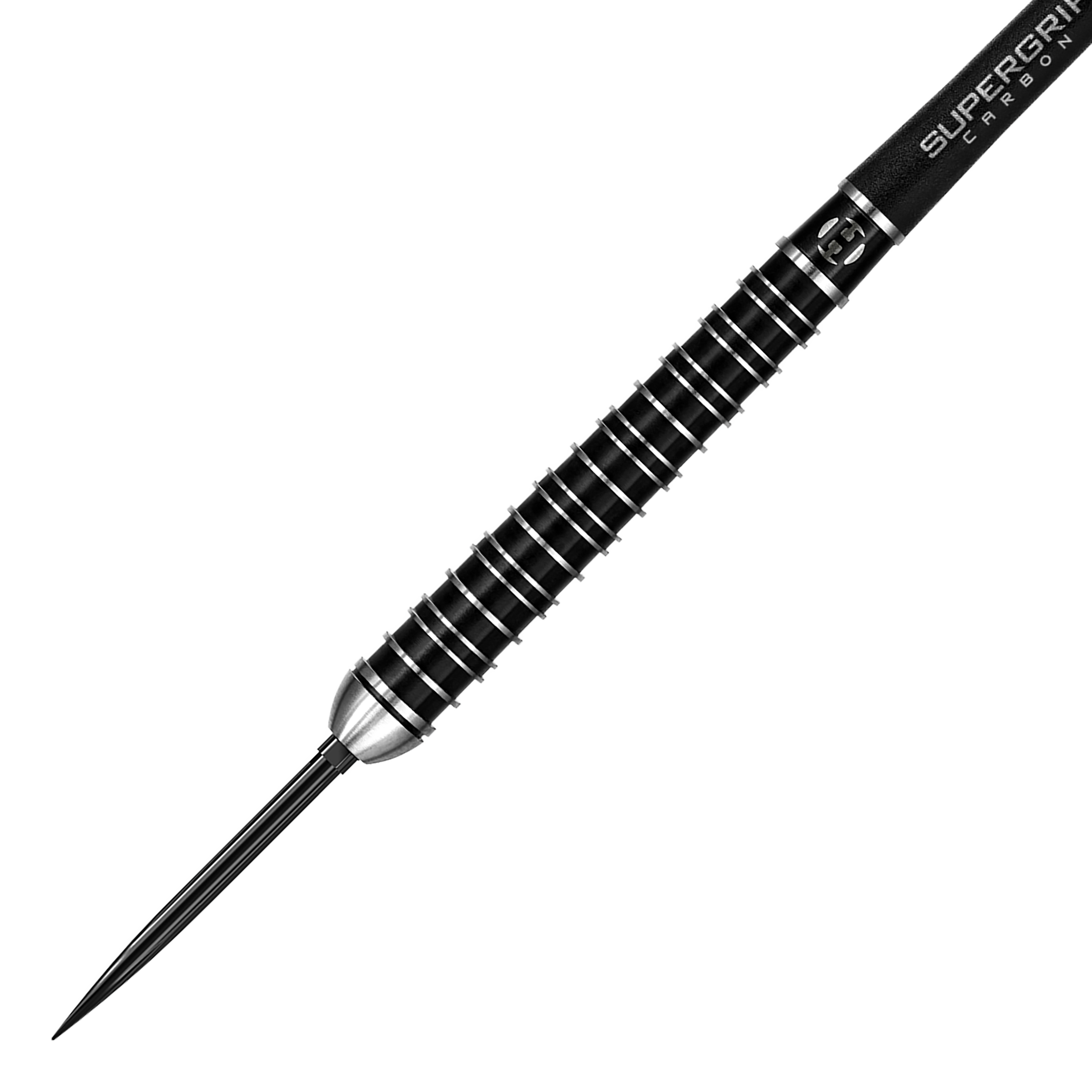Lotki stalowe Harrows Supergrip Ultra Quick Point Das Bild zeigt Harrows Supergrip Ultra Quick Point Steeldarts. Die Schäfte und Spitzen sind detailliert abgebildet.